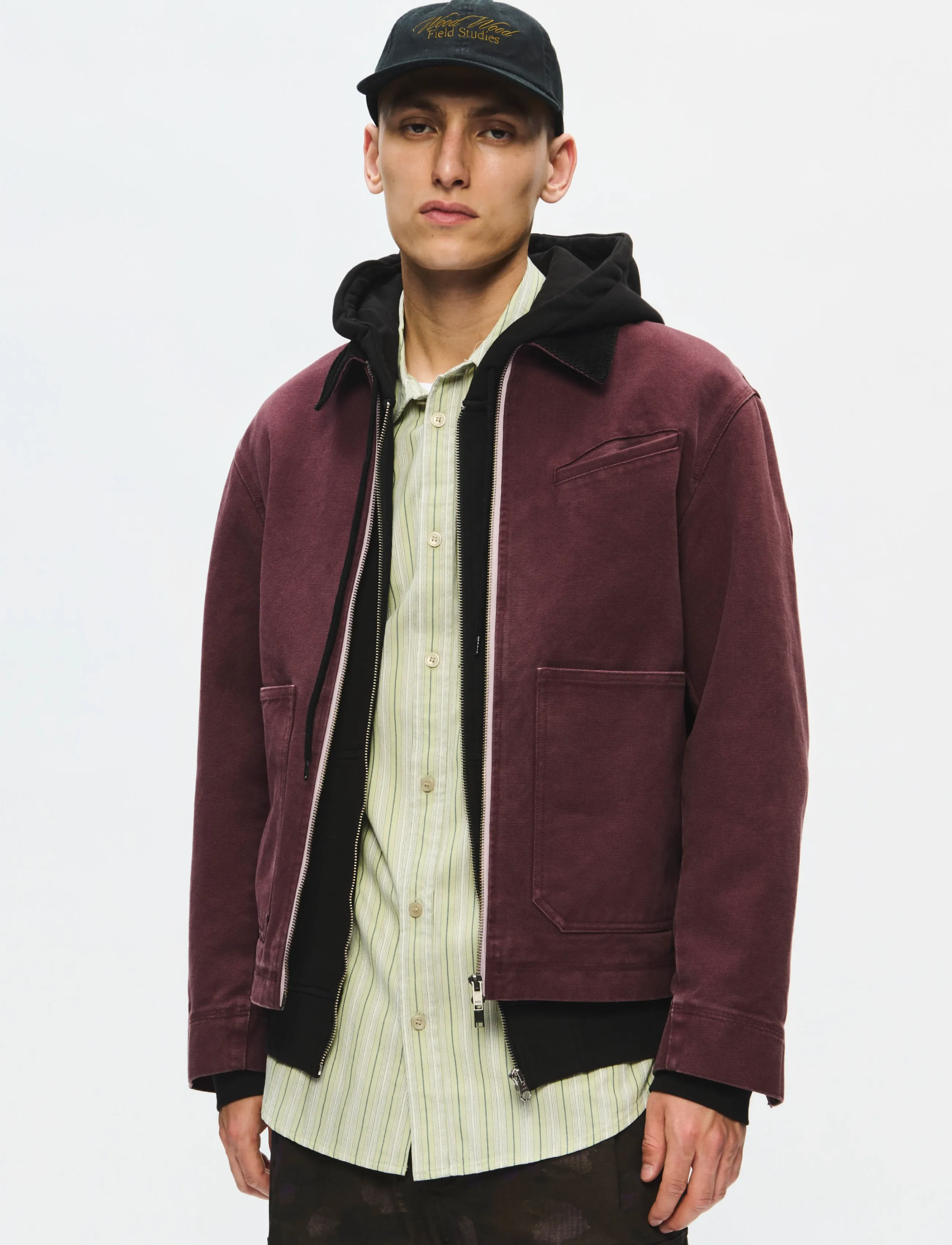 WOOD Wwbo Jacket 25197, S, Jackets, Braun - Light Männerswear