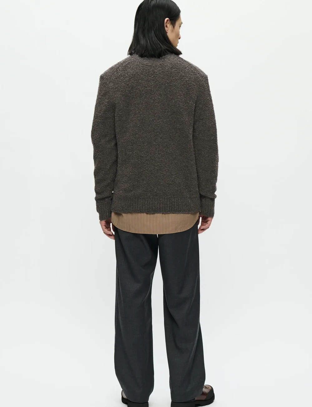 WOOD WOOD - WWAndy crew neck 25191 - rundhals - black sand - 3