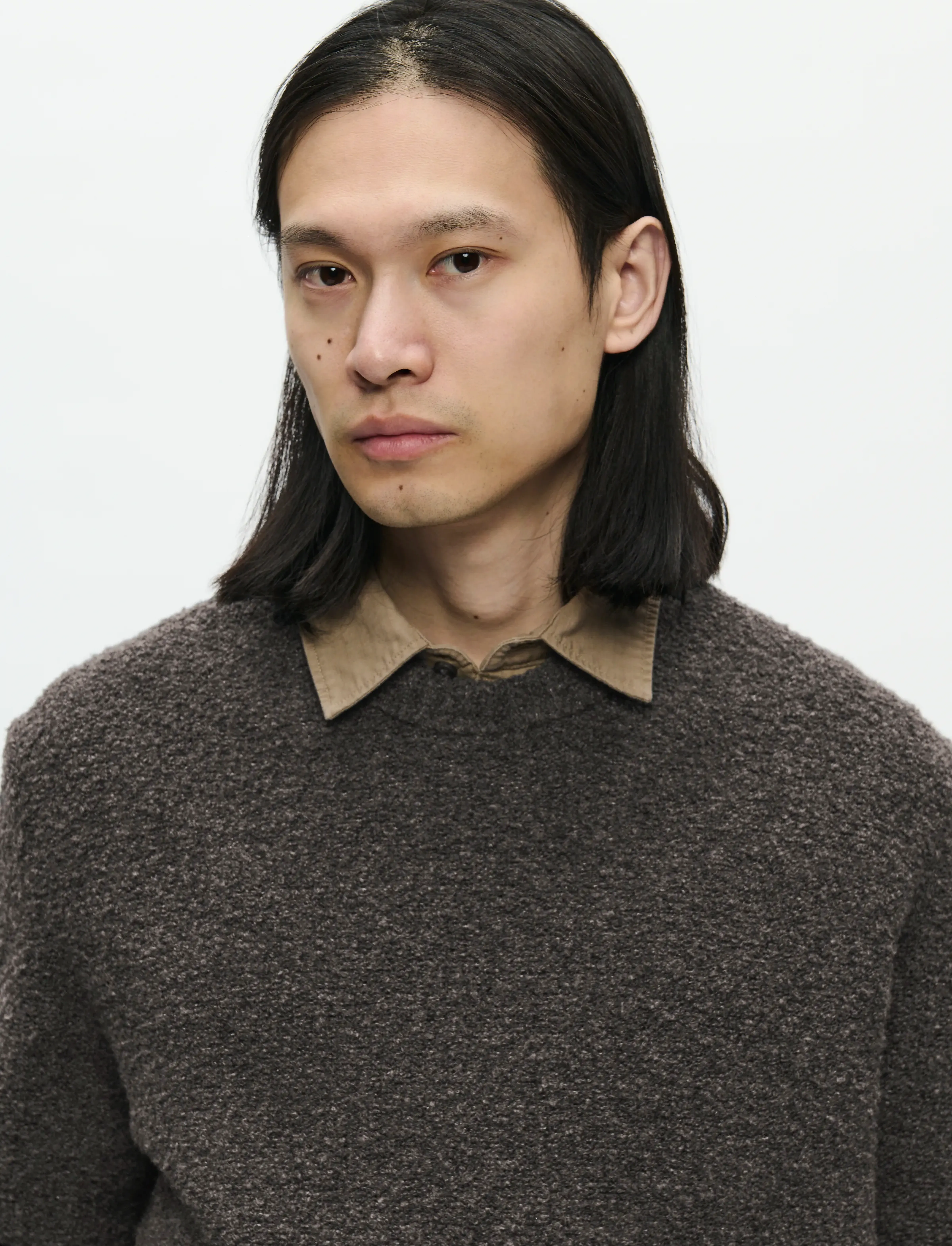 WOOD WOOD - WWAndy crew neck 25191 - rund hals - black sand - 4