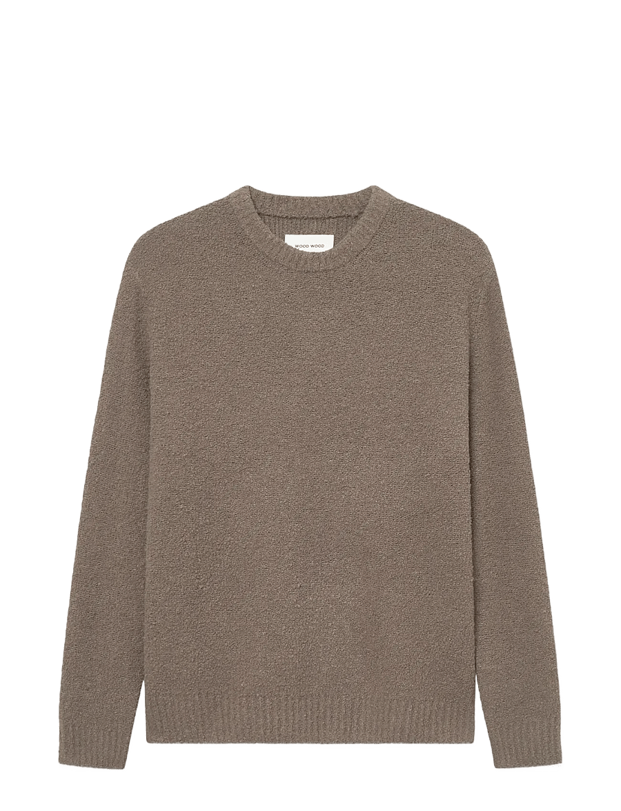 WOOD WOOD - WWAndy crew neck 25191 - Ümara kaelusega - fallen rock - 1