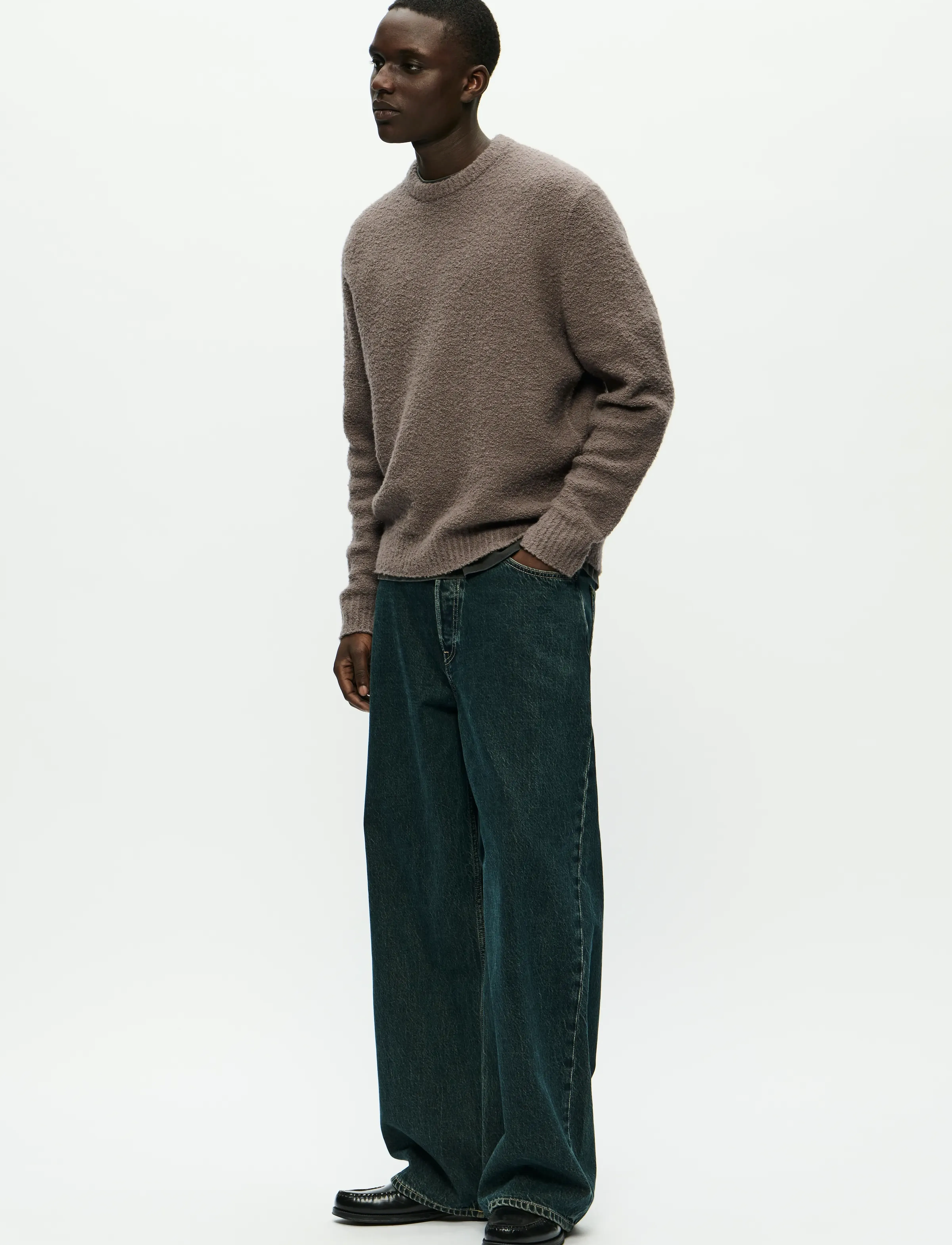 WOOD WOOD - WWAndy crew neck 25191 - rundhals - fallen rock - 2