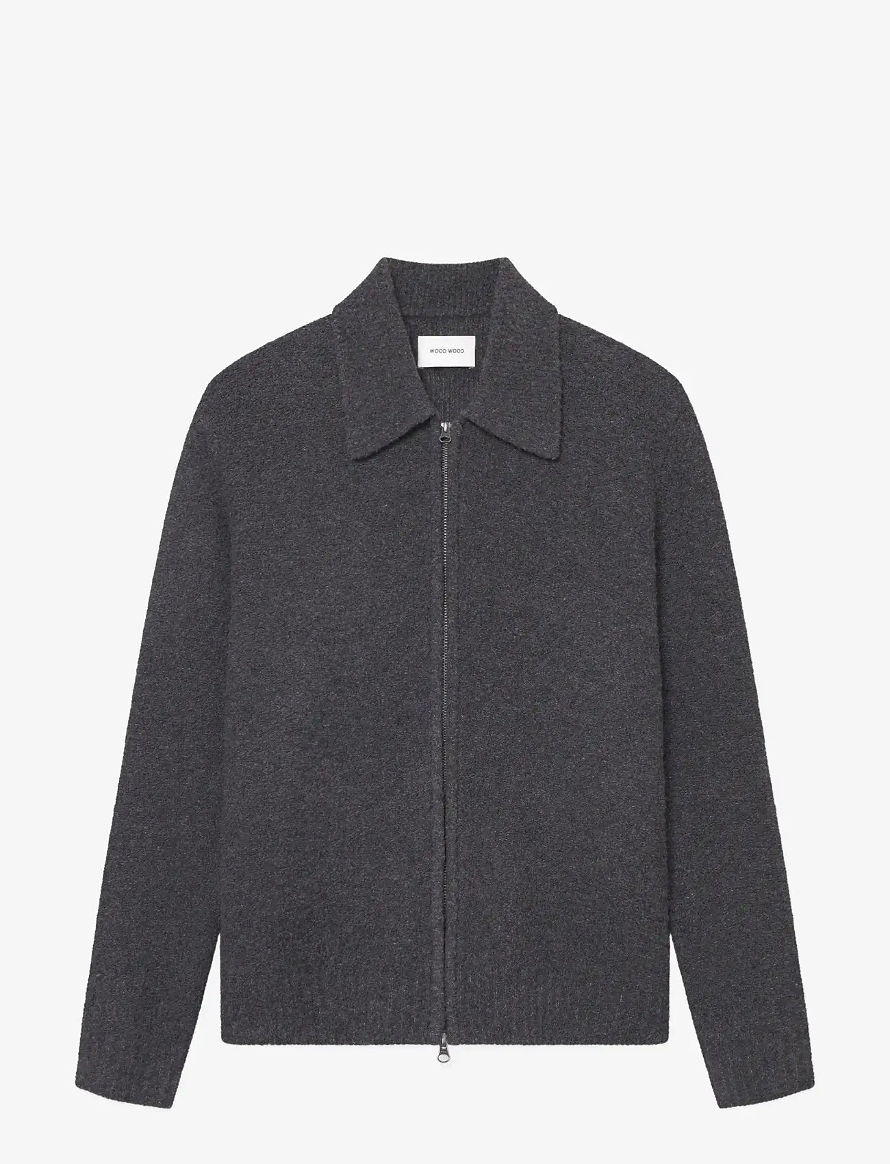 WOOD WOOD - WWAndy cardigan 25191 - cardigans - black sand - 1