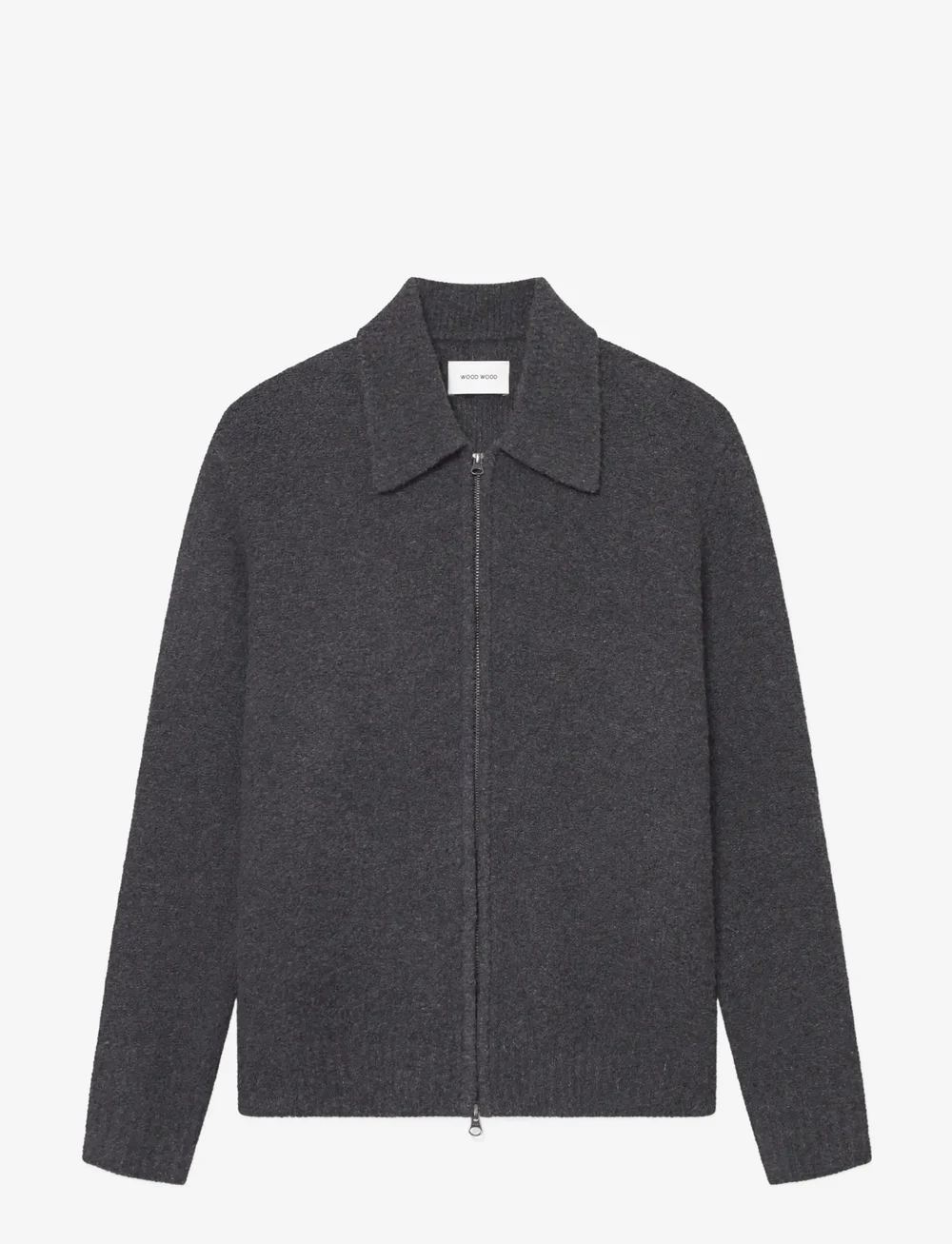 WOOD WOOD - WWAndy cardigan 25191 - koftor - black sand - 1