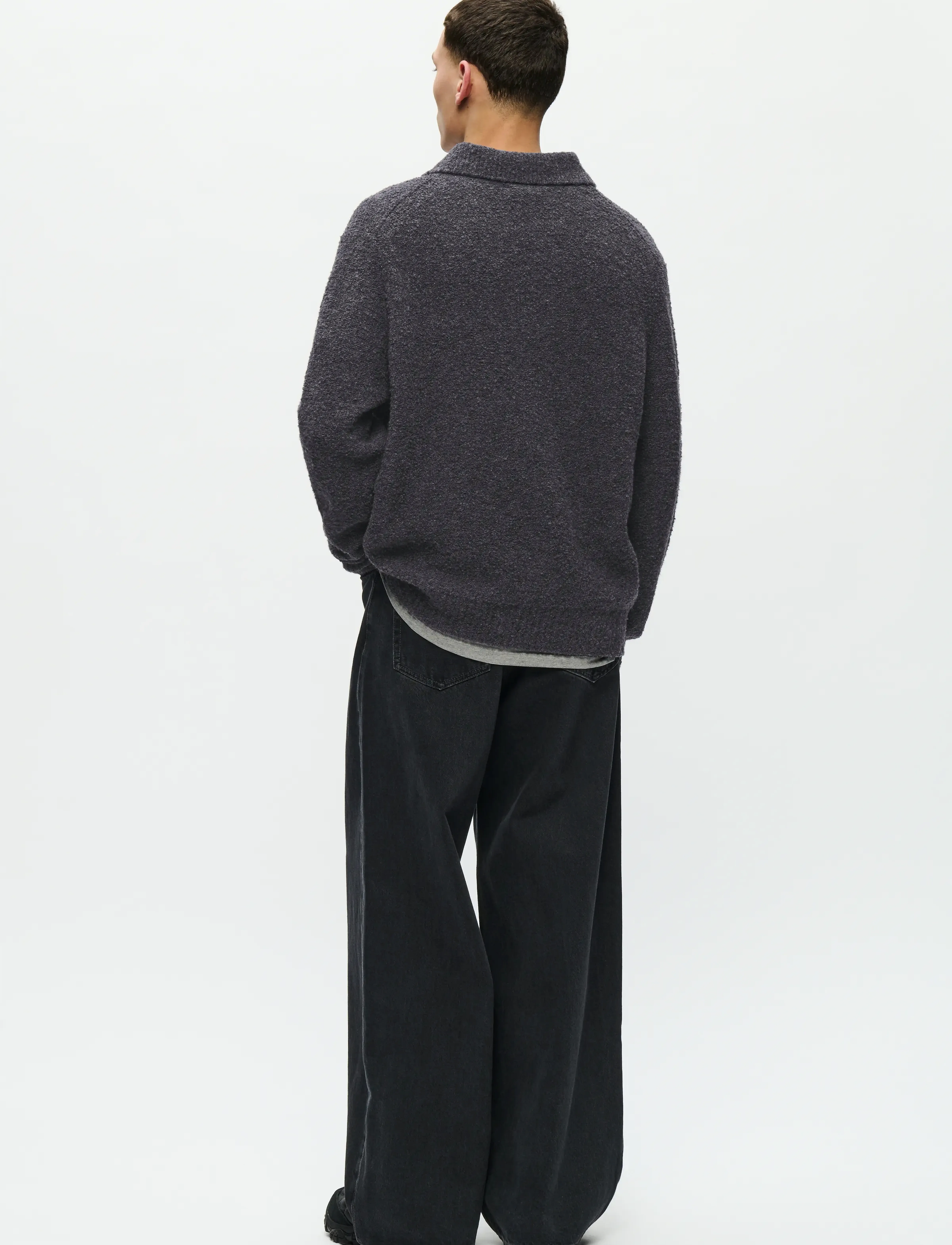 WOOD WOOD - WWAndy cardigan 25191 - neuleet - black sand - 3