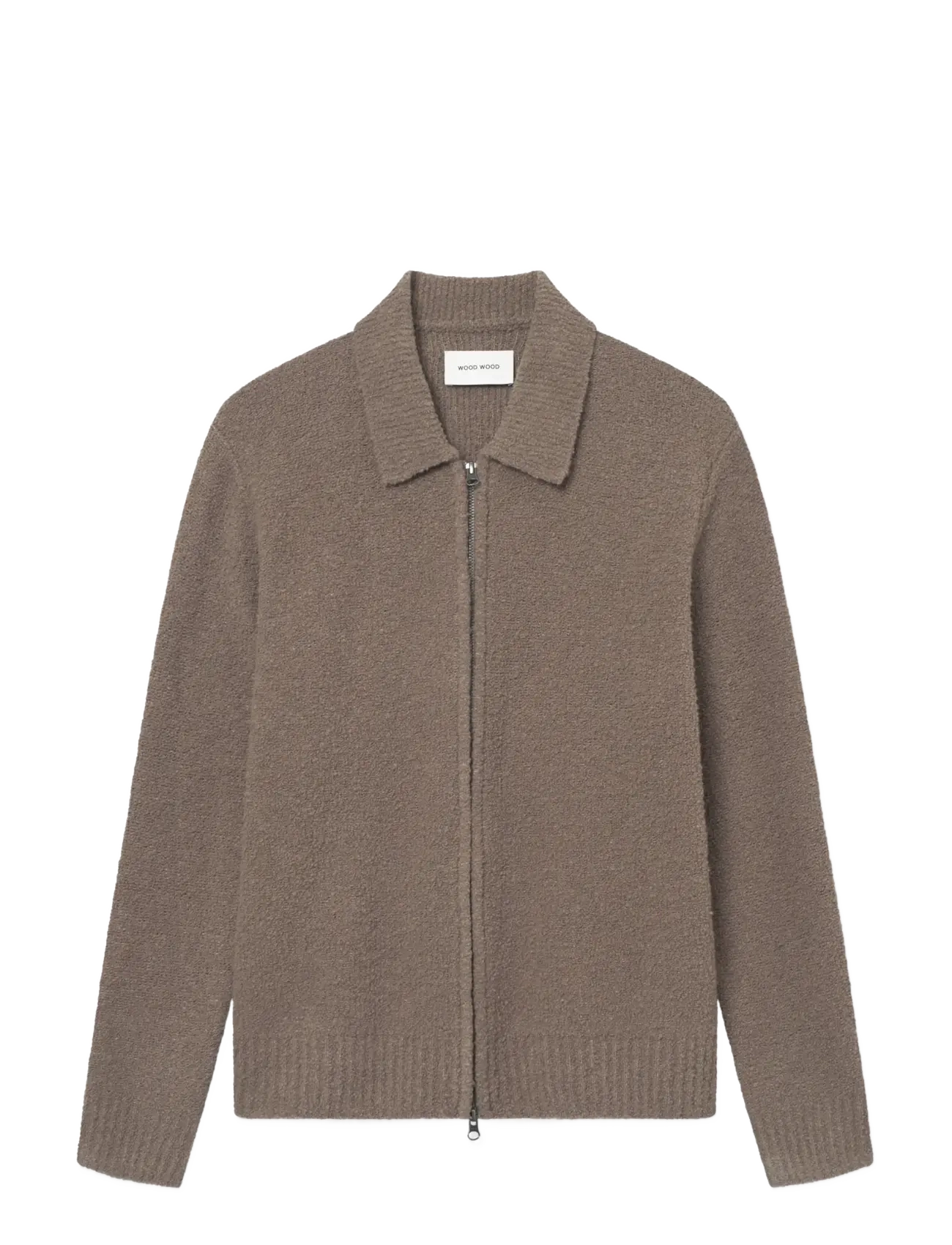 WOOD WOOD WWAndy cardigan 25191 - Clothing - FALLEN ROCK / brown