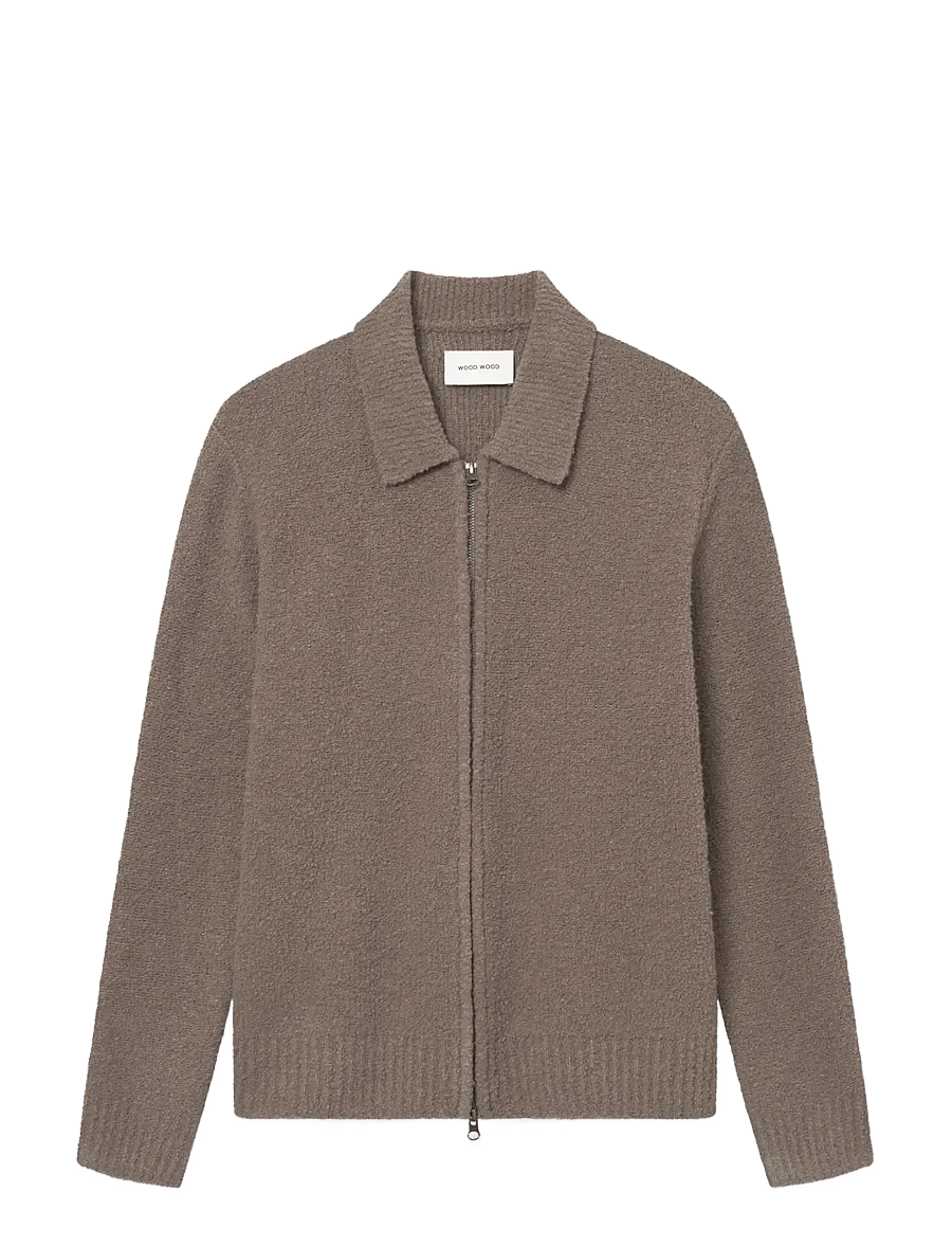 WOOD WOOD - WWAndy cardigan 25191 - kardiganid - fallen rock - 1