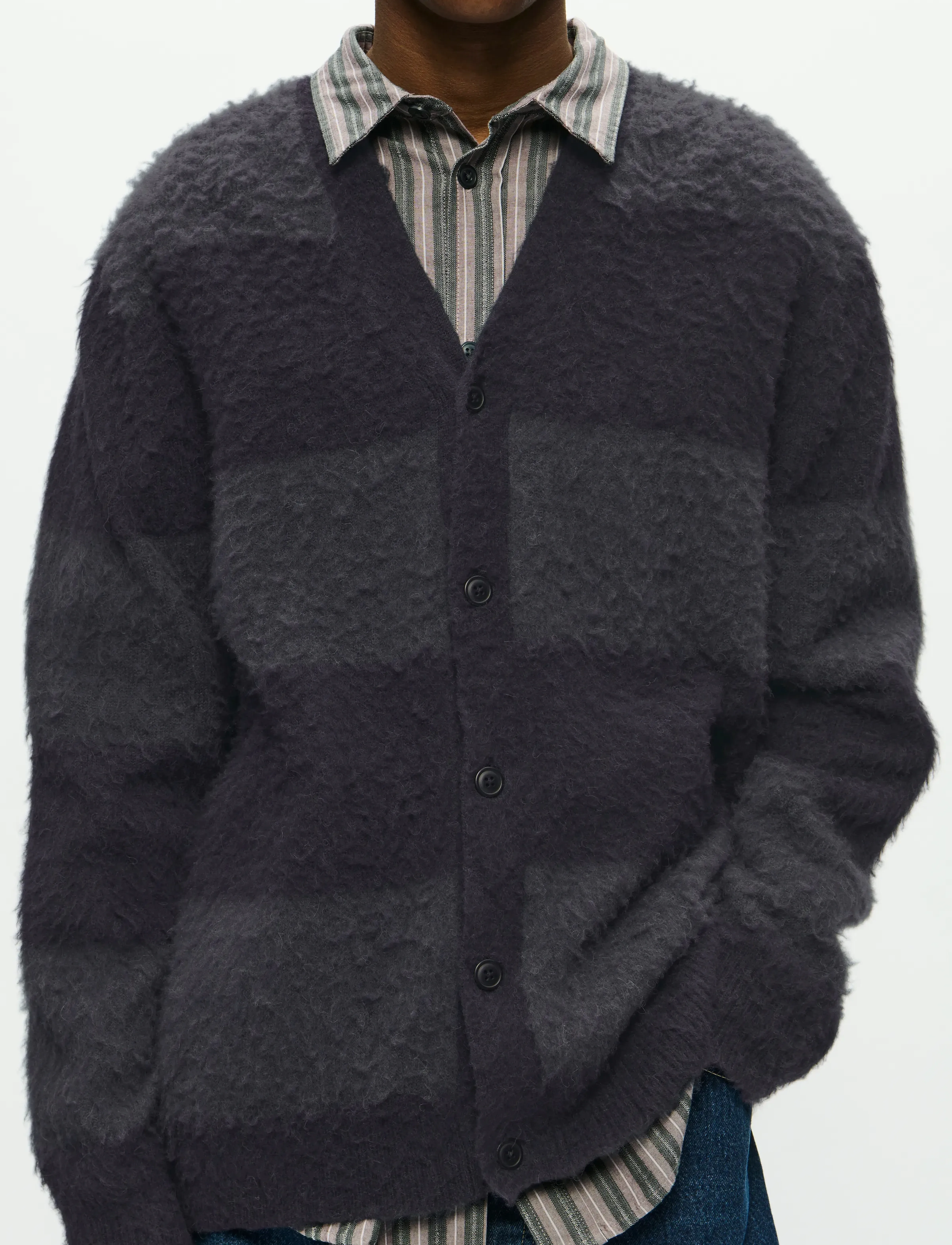 WOOD WOOD - WWLevi cardigan 25192 - koftor - salute stripe - 4