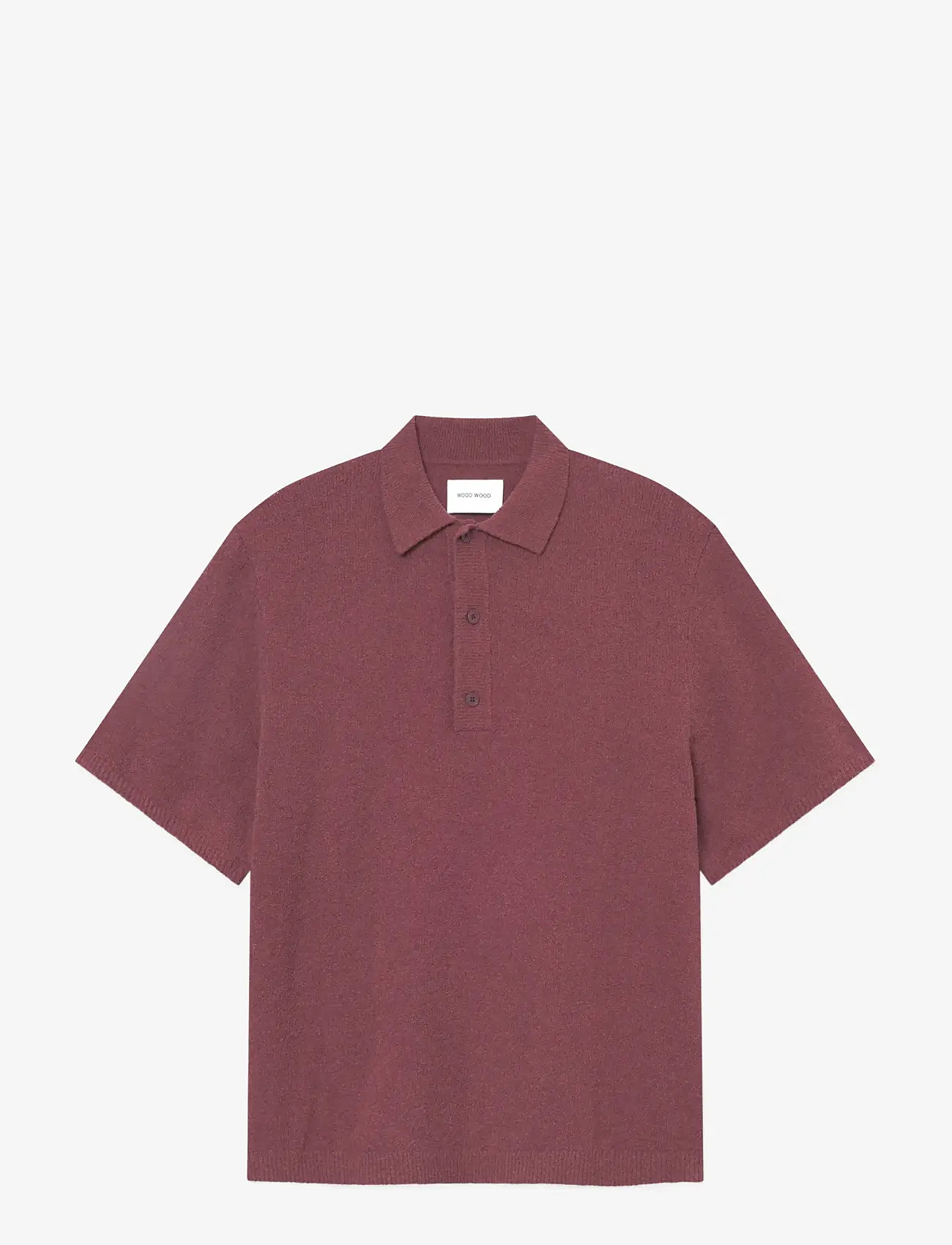 WOOD WOOD - WWKim polo 25194 - stickade pikéer - decadent chocolate - 1