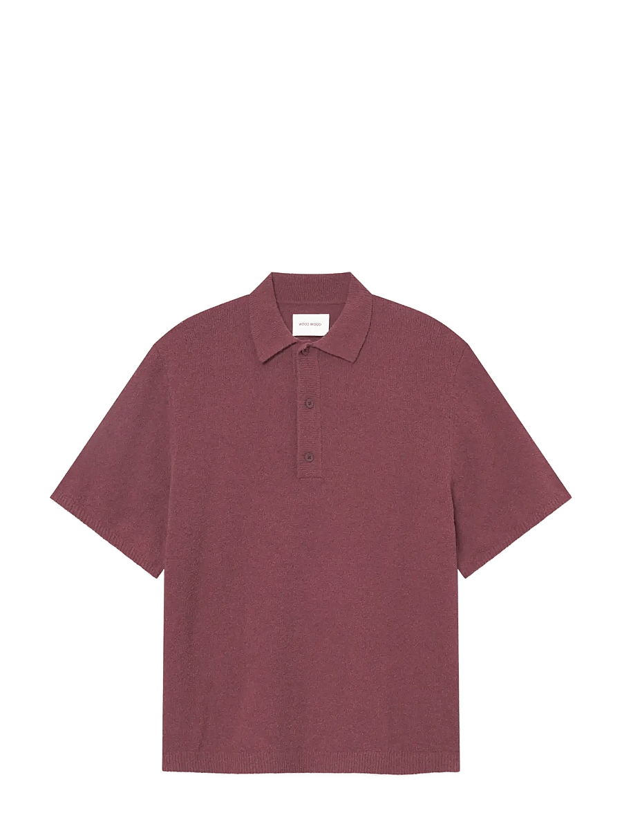 WOOD WOOD - WWKim polo 25194 - geweven polo's - decadent chocolate - 1