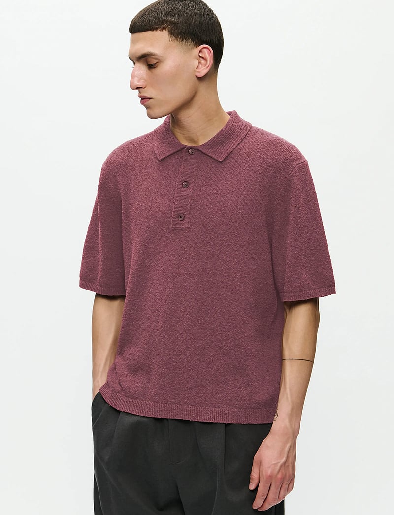 WOOD WOOD - WWKim polo 25194 - stickade pikéer - decadent chocolate - 0