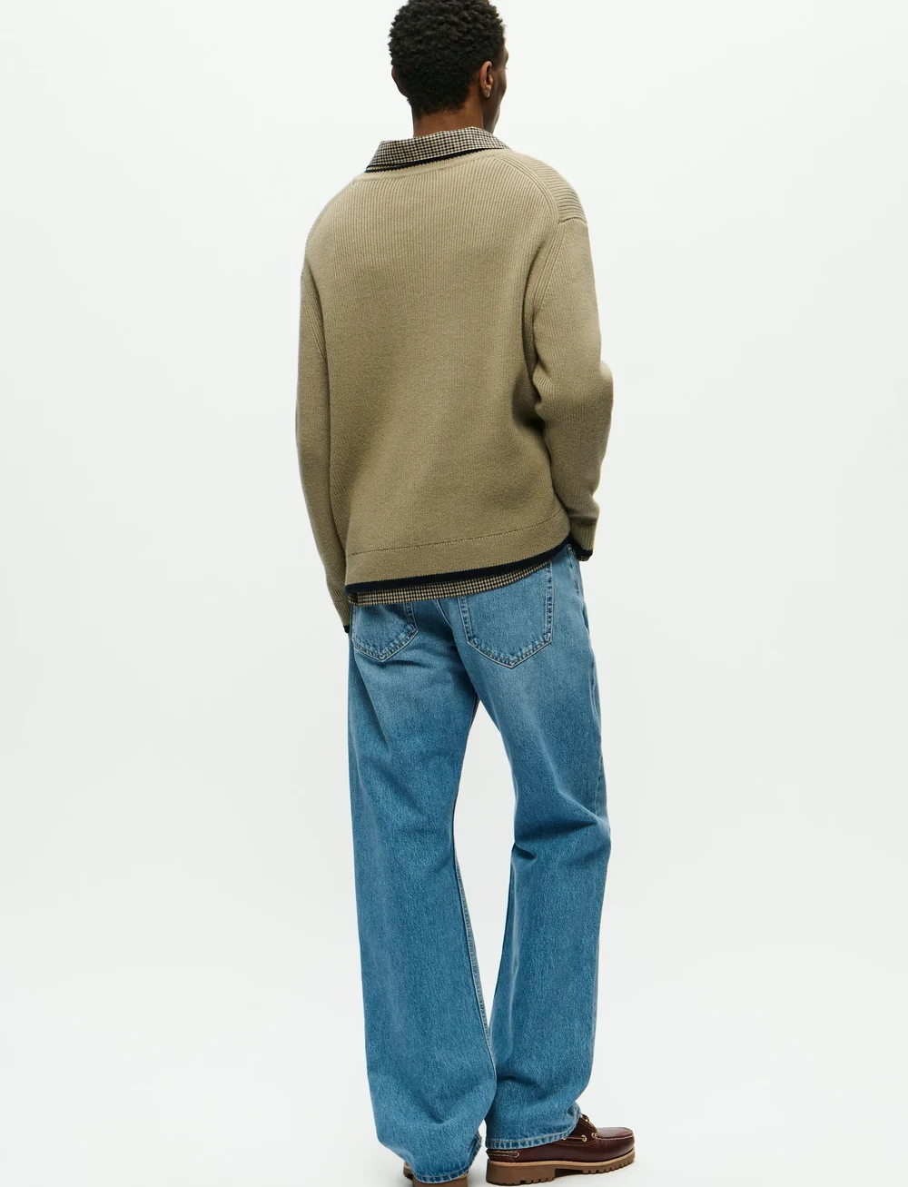 WOOD WOOD - WWCobek v-neck 25193 - v-ringat - fallen rock - 3