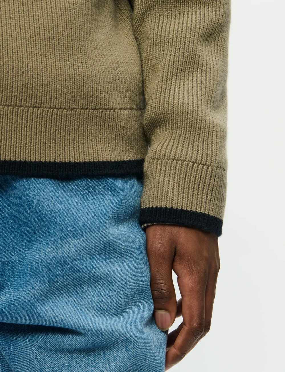 WOOD WOOD - WWCobek v-neck 25193 - v-ringat - fallen rock - 4