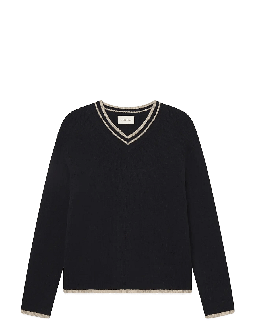 WOOD WOOD - WWCobek v-neck 25193 - v-ausschnitt - salute - 1