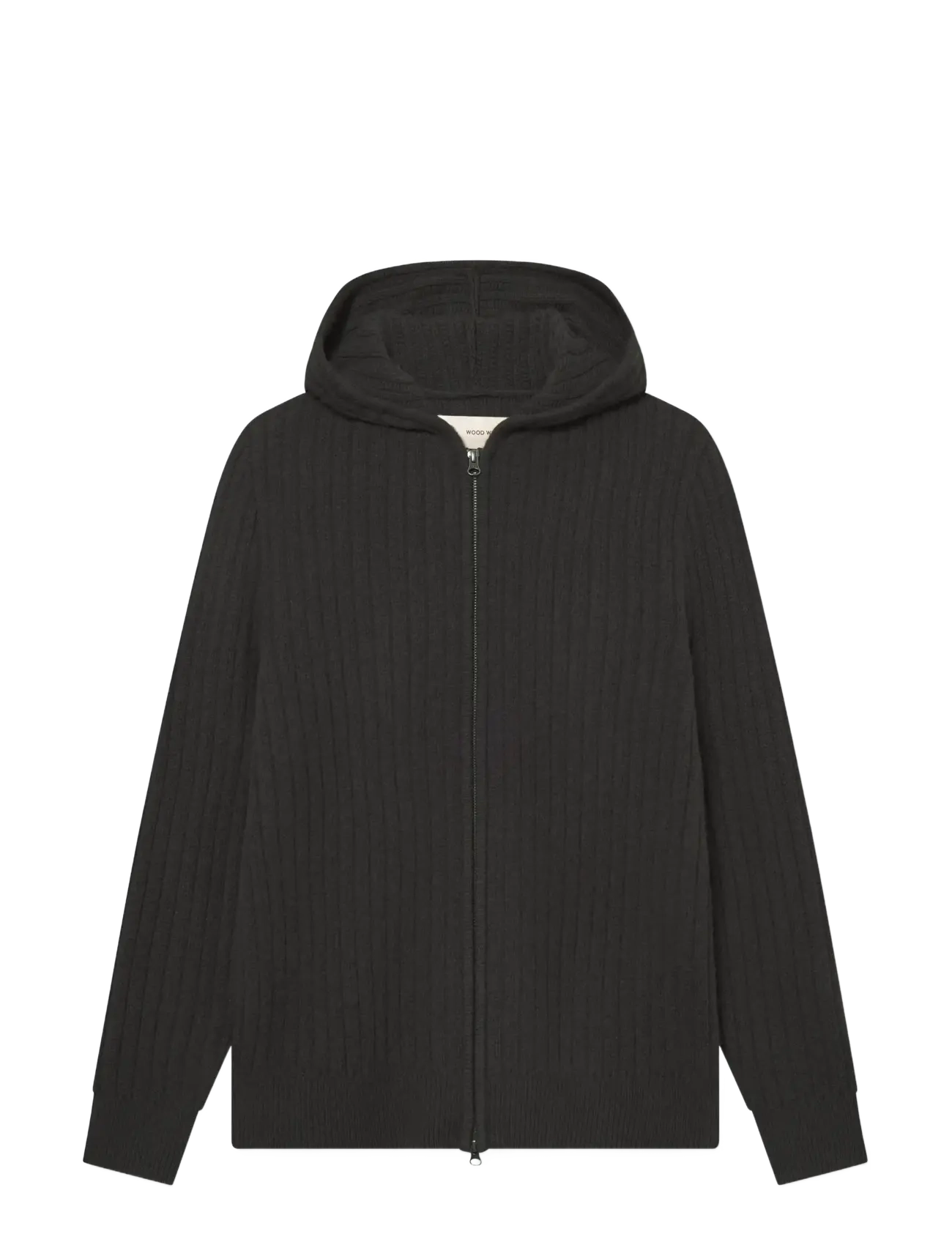 WOOD WOOD WWLars cardigan 25232 - Strickmode - BLACK SAND / black
