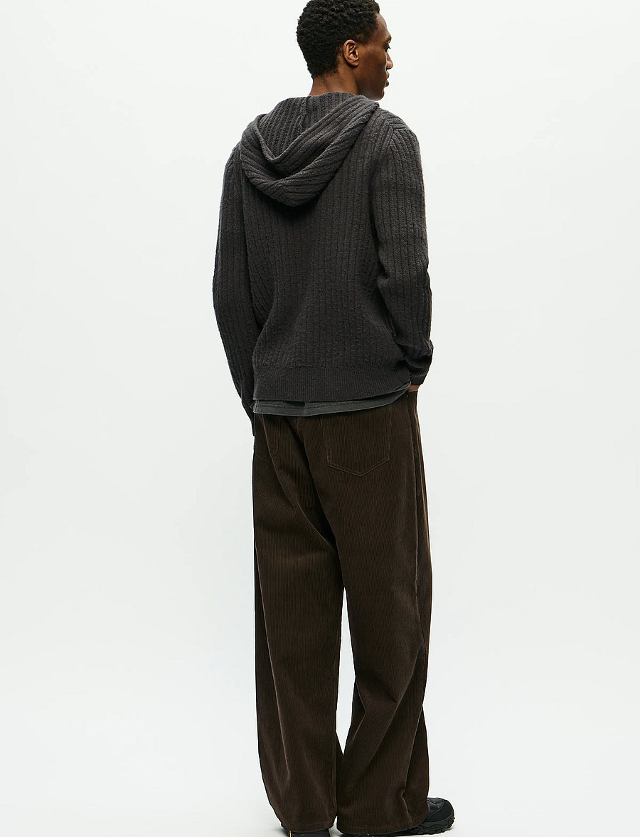 WOOD WOOD - WWLars cardigan 25232 - hettupeysur - black sand - 3