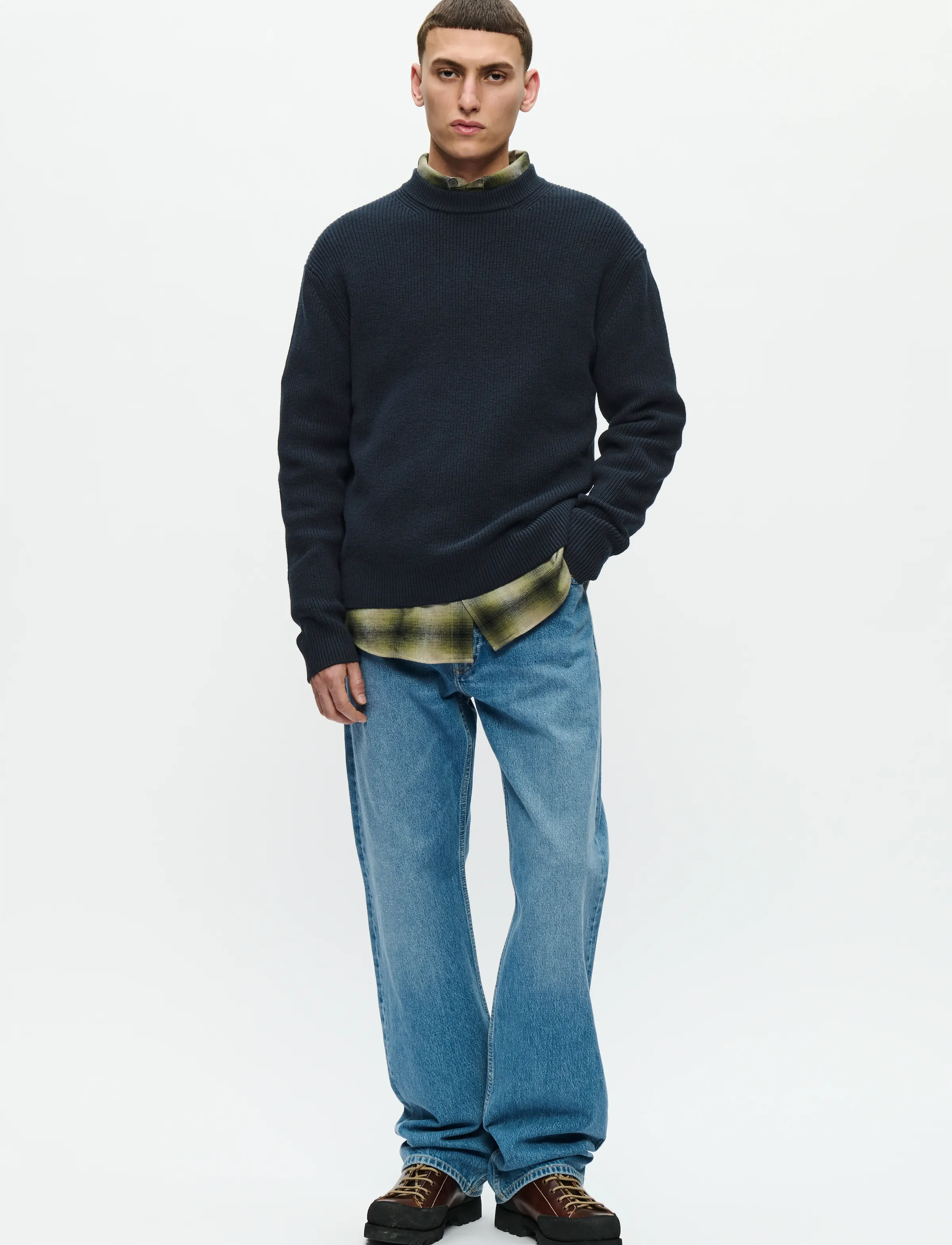 WOOD WOOD - WWMorten crew neck 25195 - rund hals - salute - 2