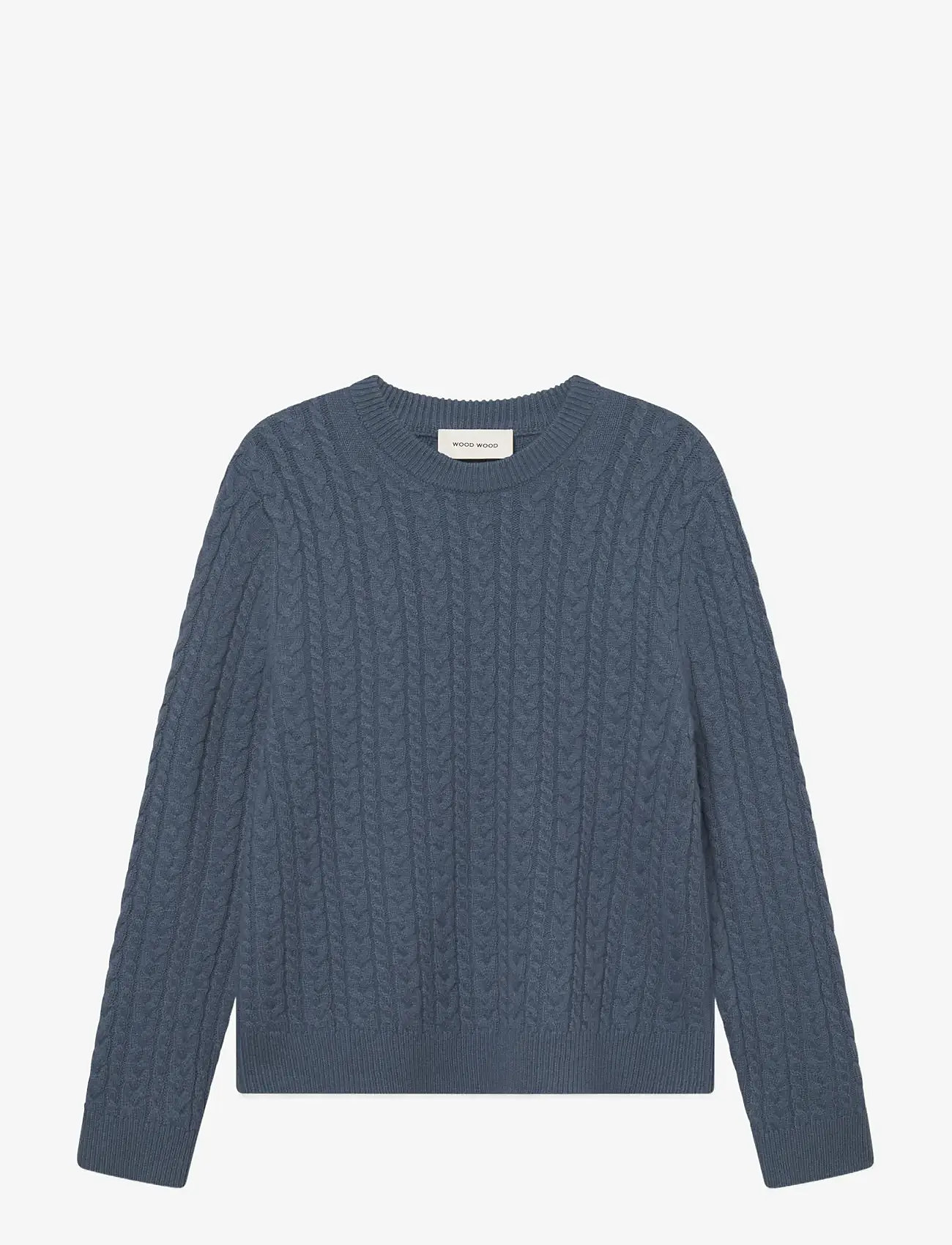 WOOD WOOD - WWSteve crew neck 25223 - rund hals - bluefin - 1