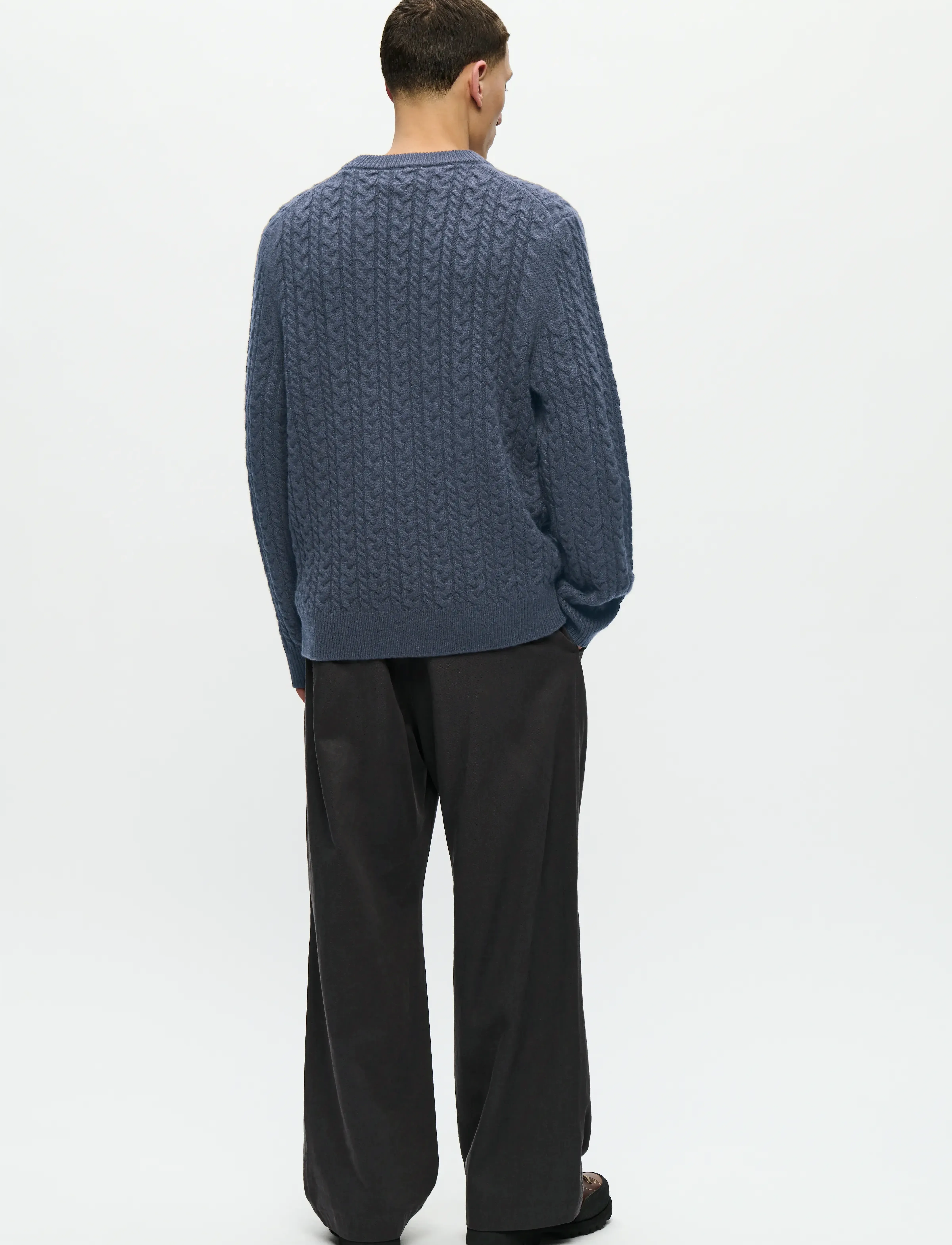 WOOD WOOD - WWSteve crew neck 25223 - round necks - bluefin - 3
