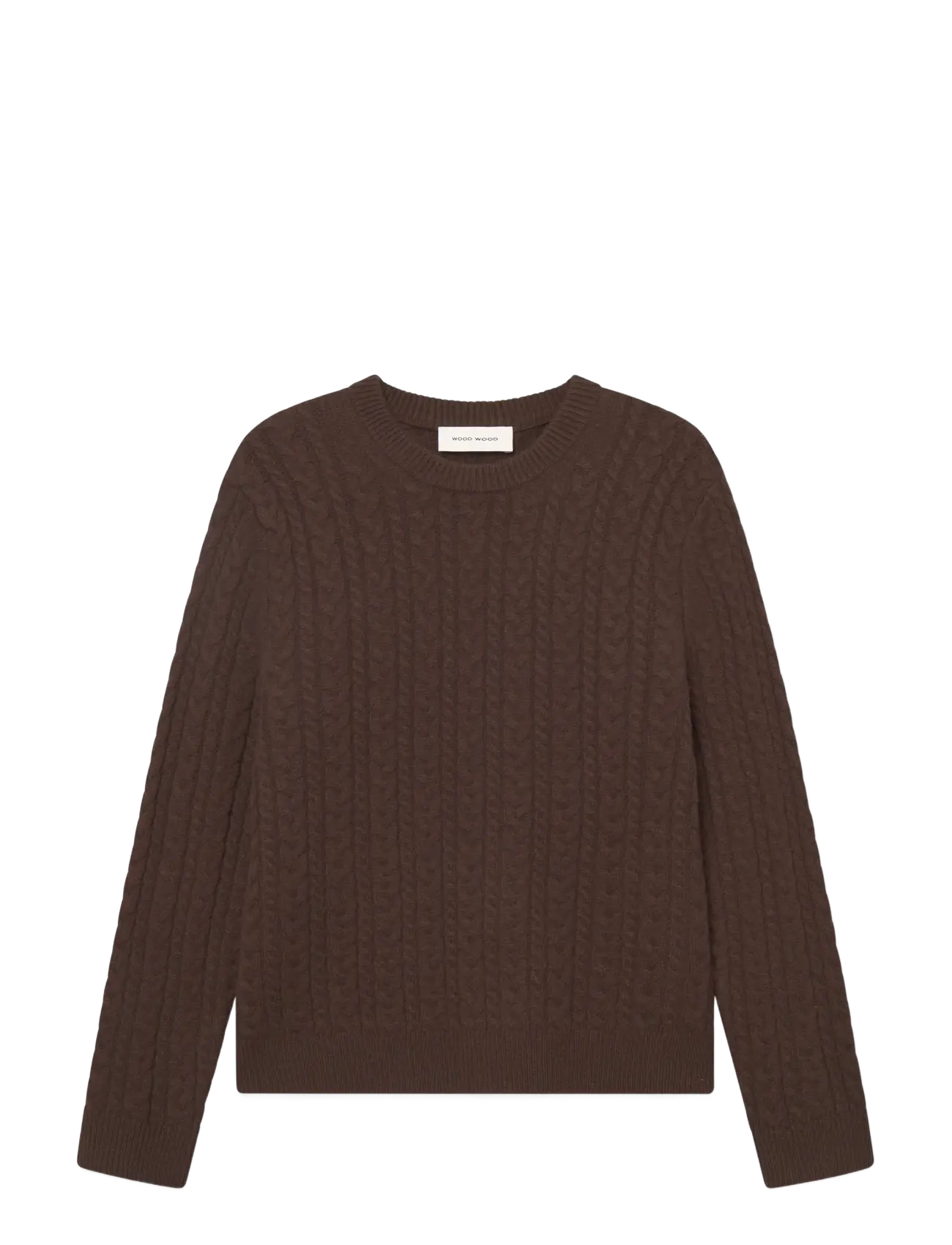 WOOD WOOD WWSteve crew neck 25223 - Wood Wood - DELICIOSO / brown