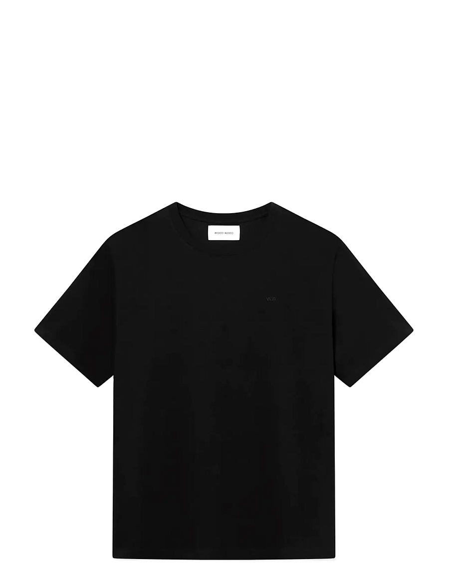 WOOD WOOD - WWBobby tee 25216 - lühikeste varrukatega t-särgid - black - 1