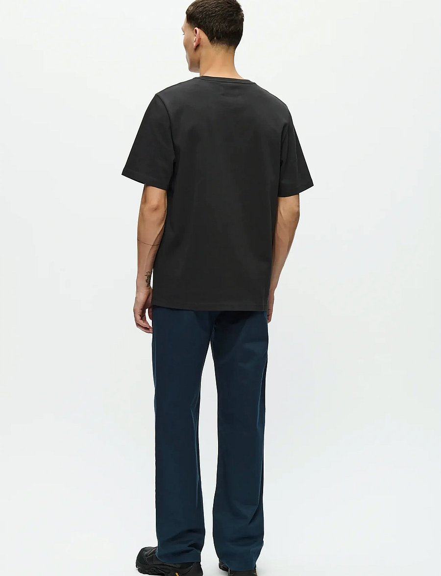 WOOD WOOD - WWBobby tee 25216 - lühikeste varrukatega t-särgid - black - 3