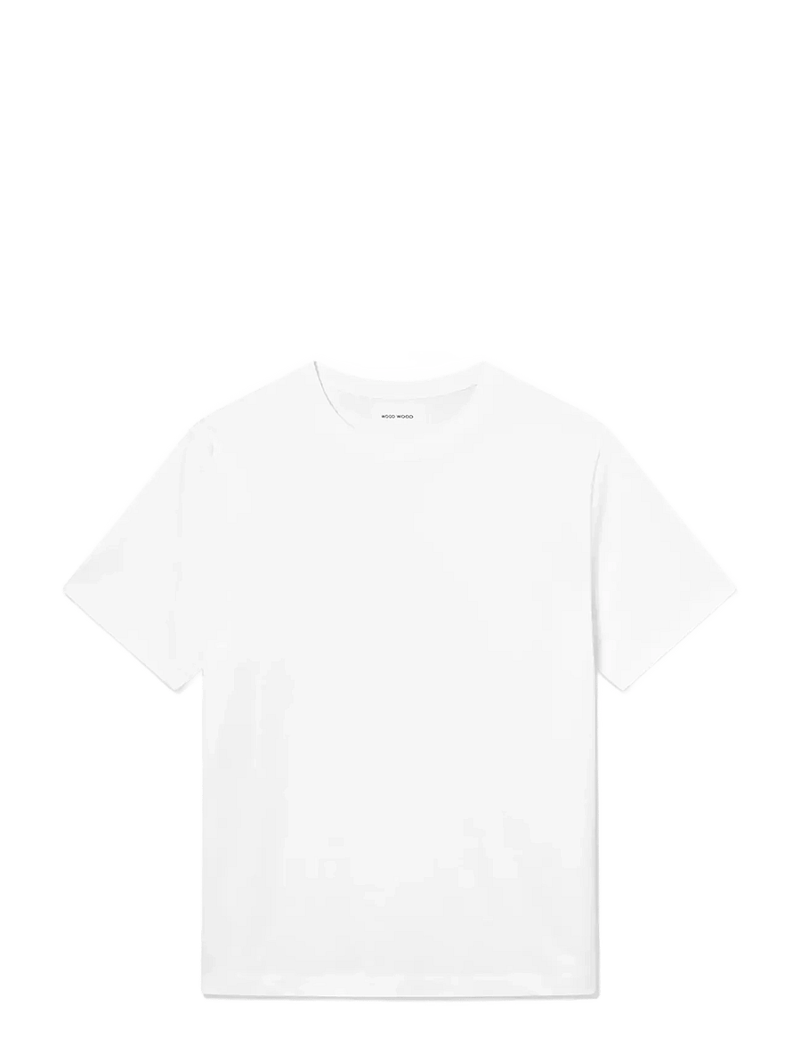 WOOD WOOD - WWBobby tee 25216 - kurzärmelig - bright white - 1