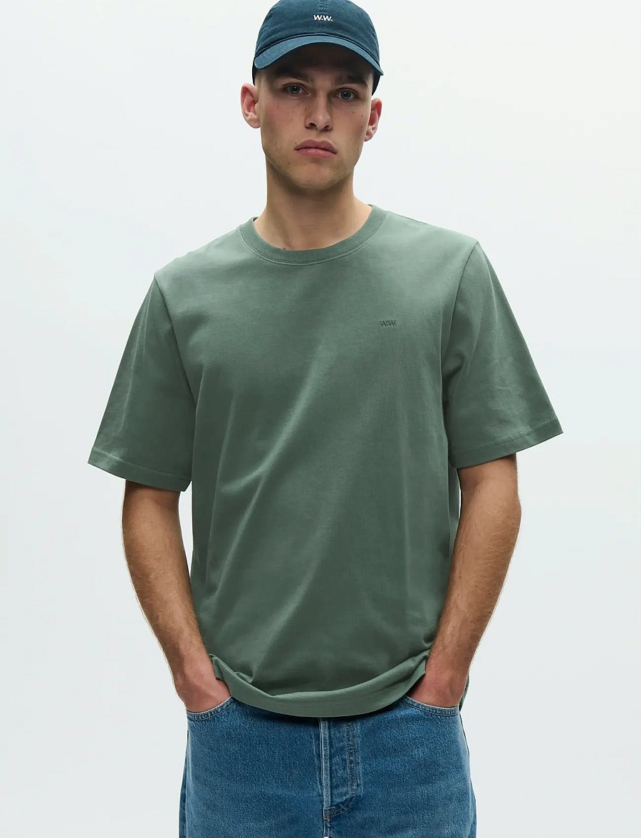 WOOD WOOD - WWBobby tee 25216 - kurzärmelig - dark forest - 0