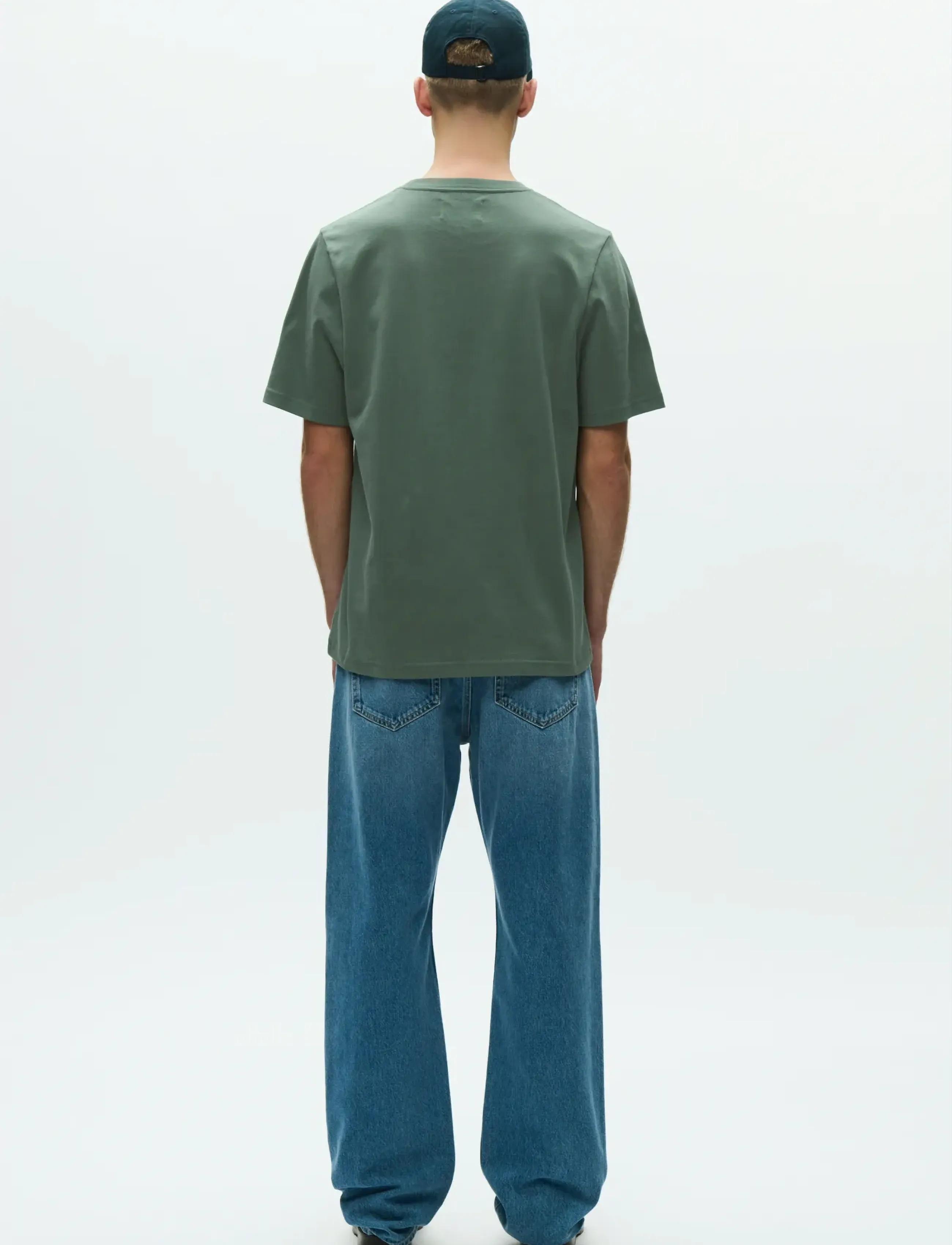 WOOD WOOD - WWBobby tee 25216 - short-sleeved t-shirts - dark forest - 3