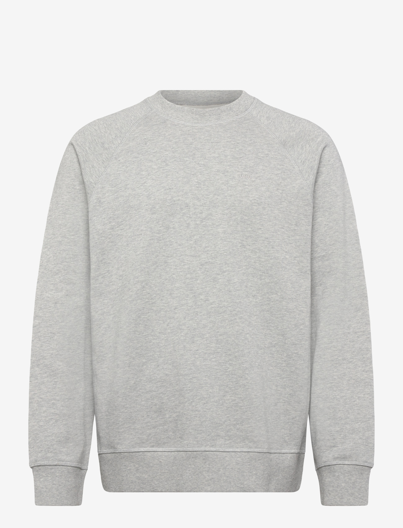 WOOD WOOD - WWHester sweatshirt 25217 - shoppa efter stil - light melange grey - 1