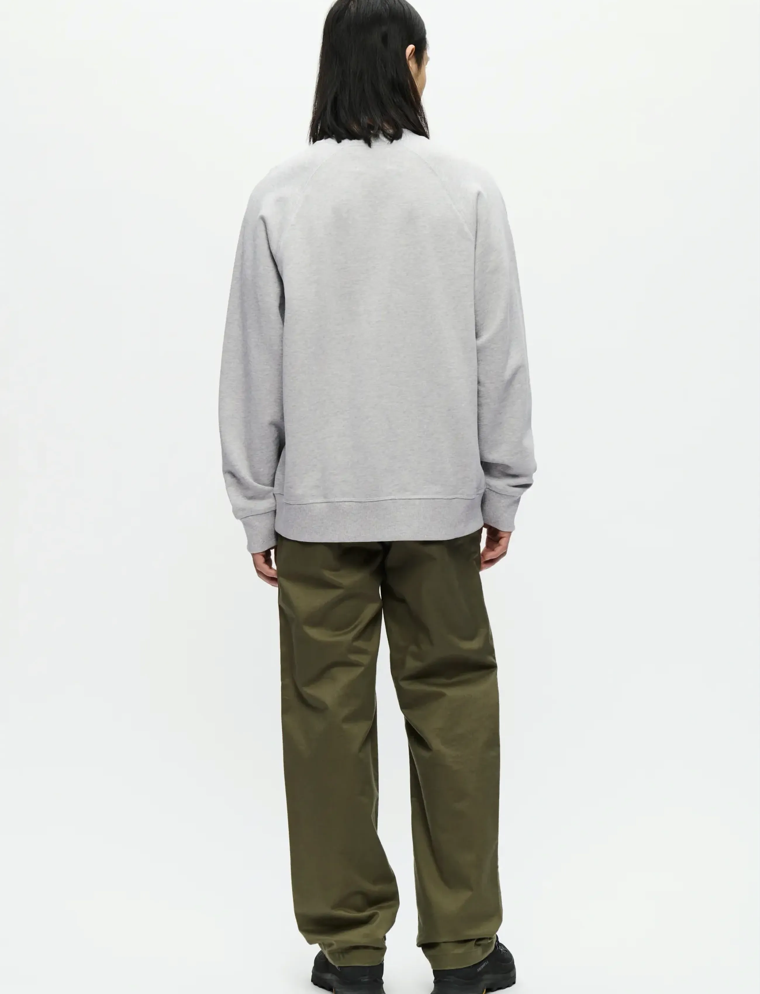 WOOD WOOD - WWHester sweatshirt 25217 - osta stiili järgi - light melange grey - 4