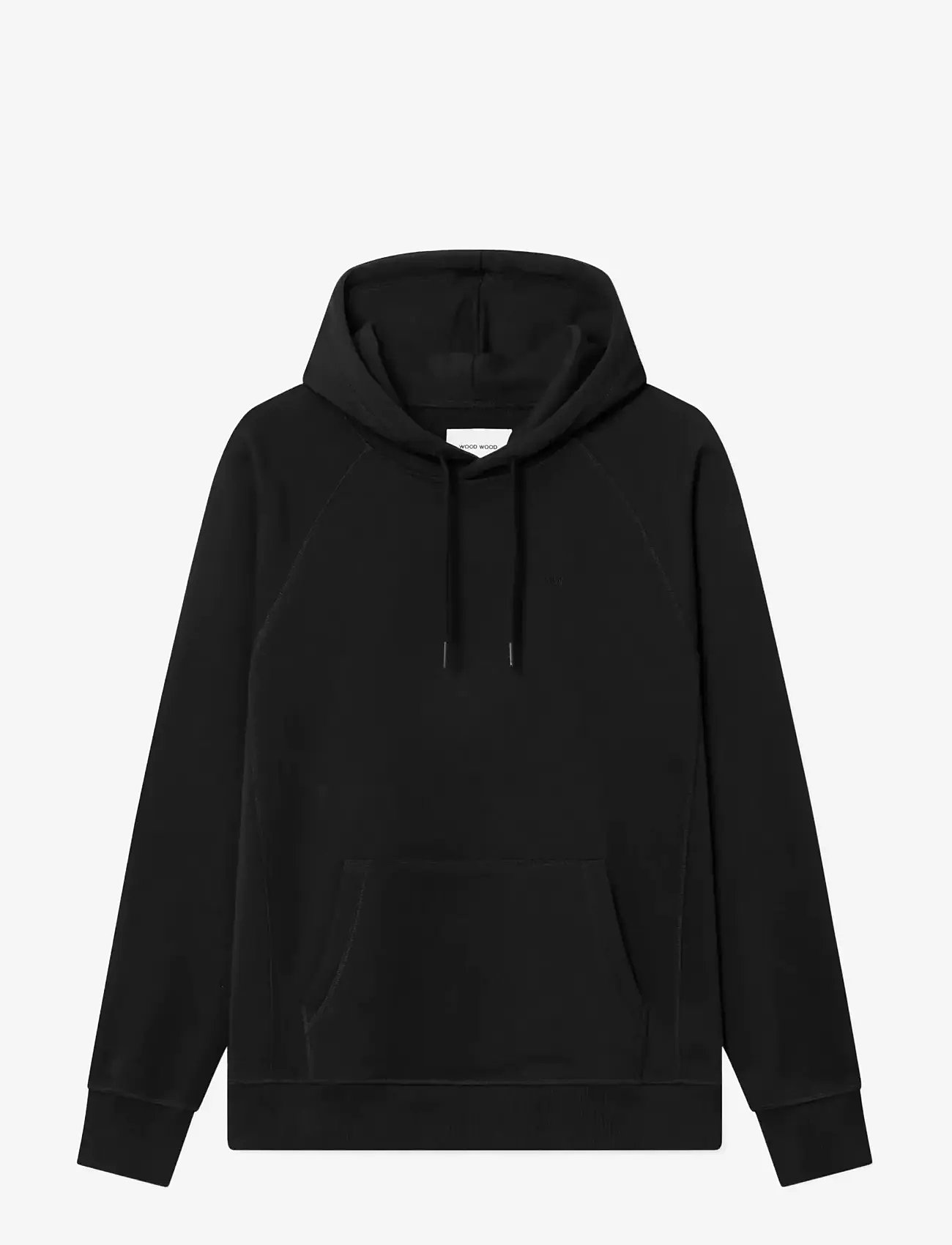 WOOD WOOD - WWFred hoodie 25217 - hættetrøjer - black - 1