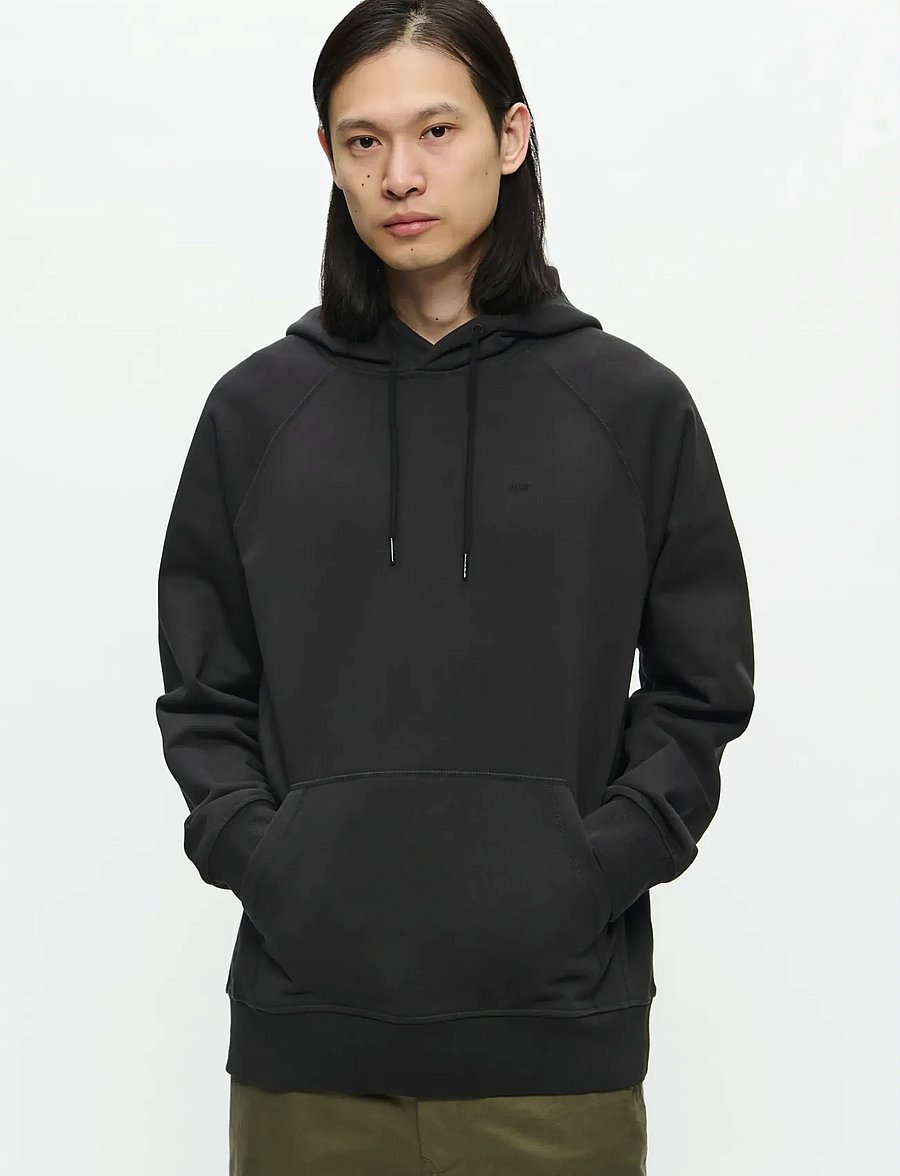 WOOD WOOD - WWFred hoodie 25217 - sweatshirts - black - 0