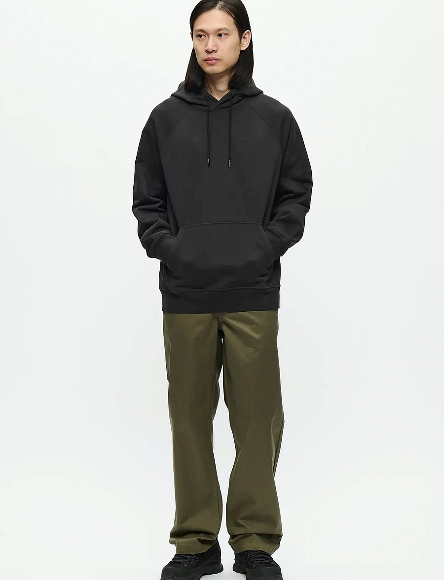 WOOD WOOD - WWFred hoodie 25217 - sweatshirts - black - 2