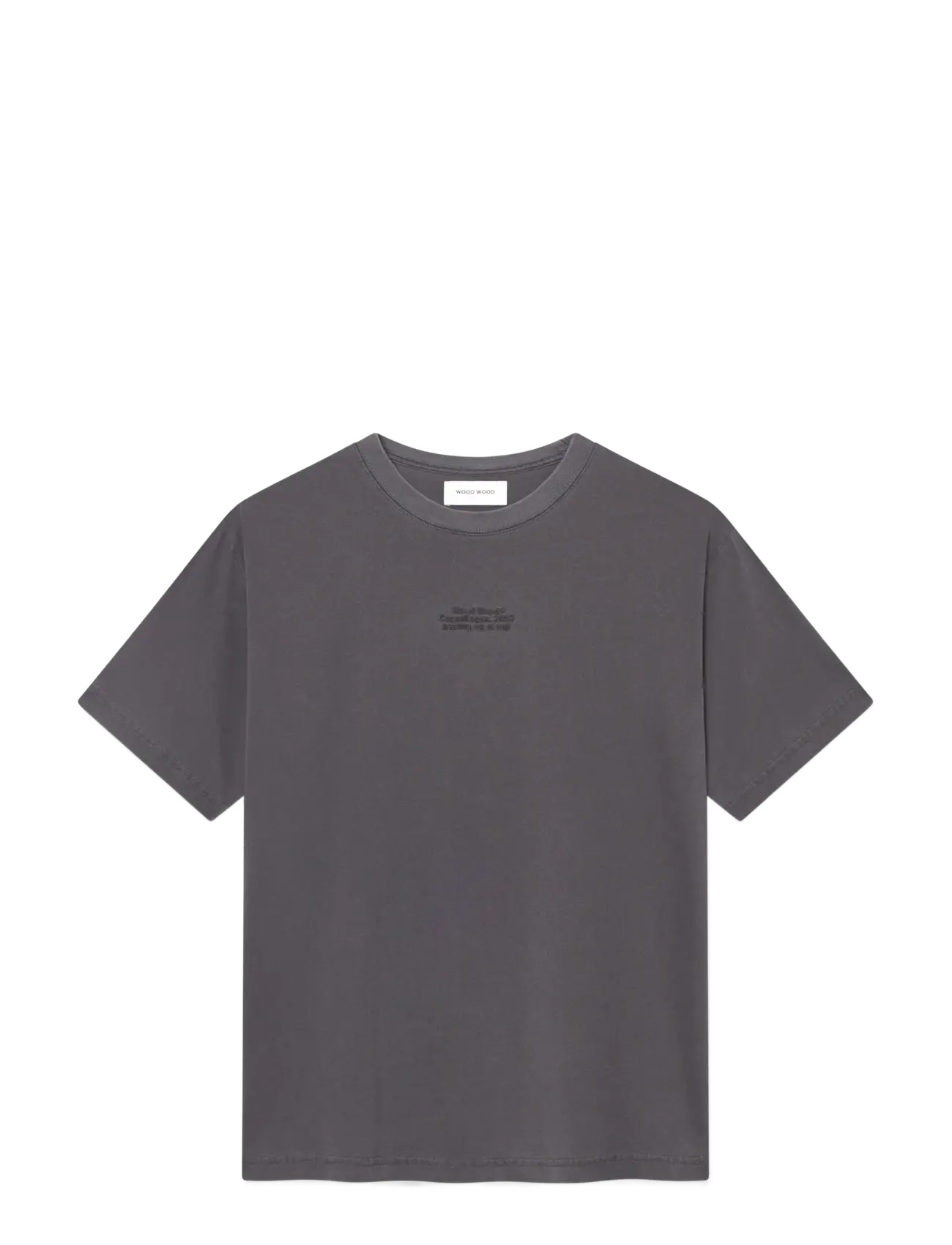 WOOD WOOD - WWOliver tee 25207 - black sand - 1
