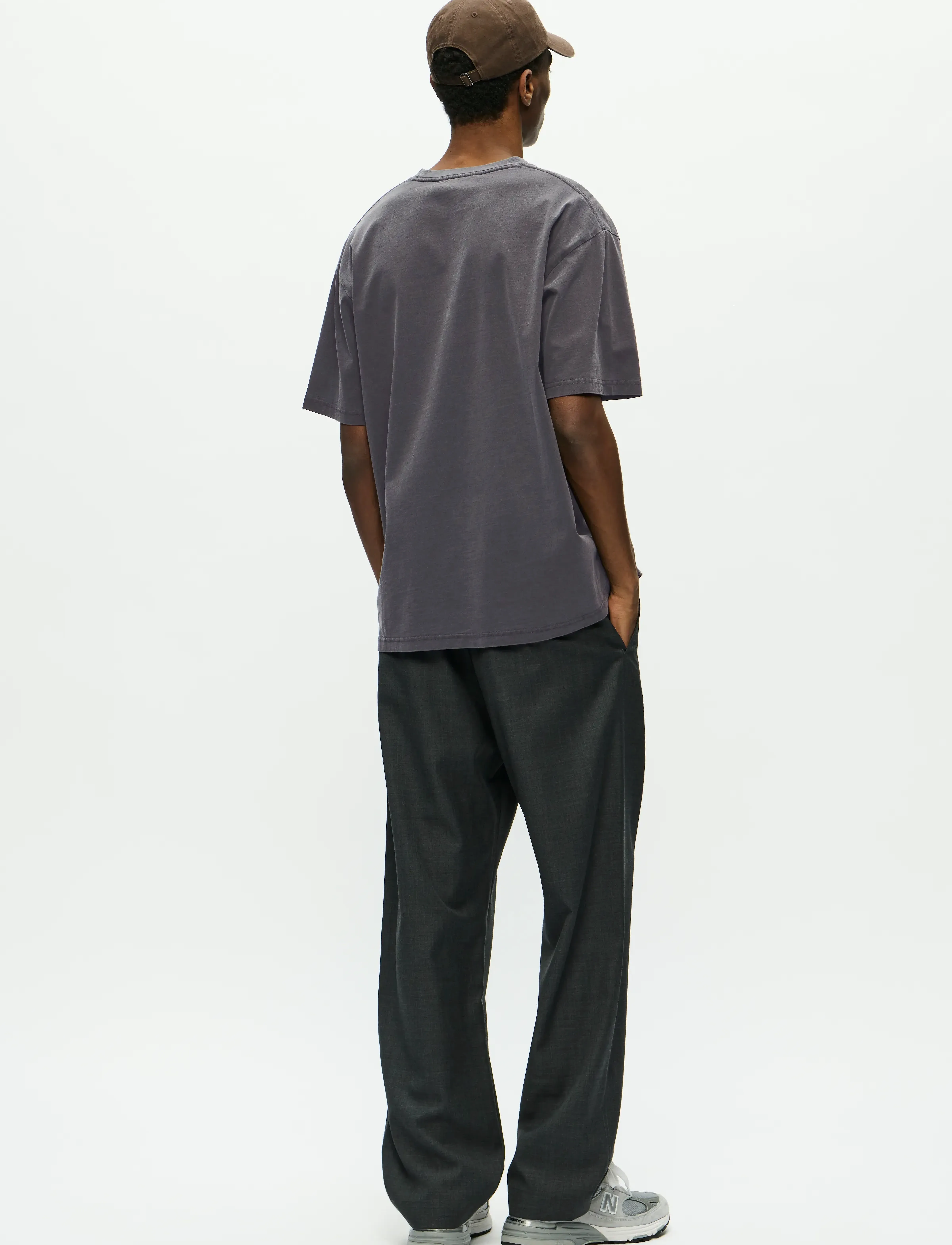 WOOD WOOD - WWOliver tee 25207 - black sand - 3