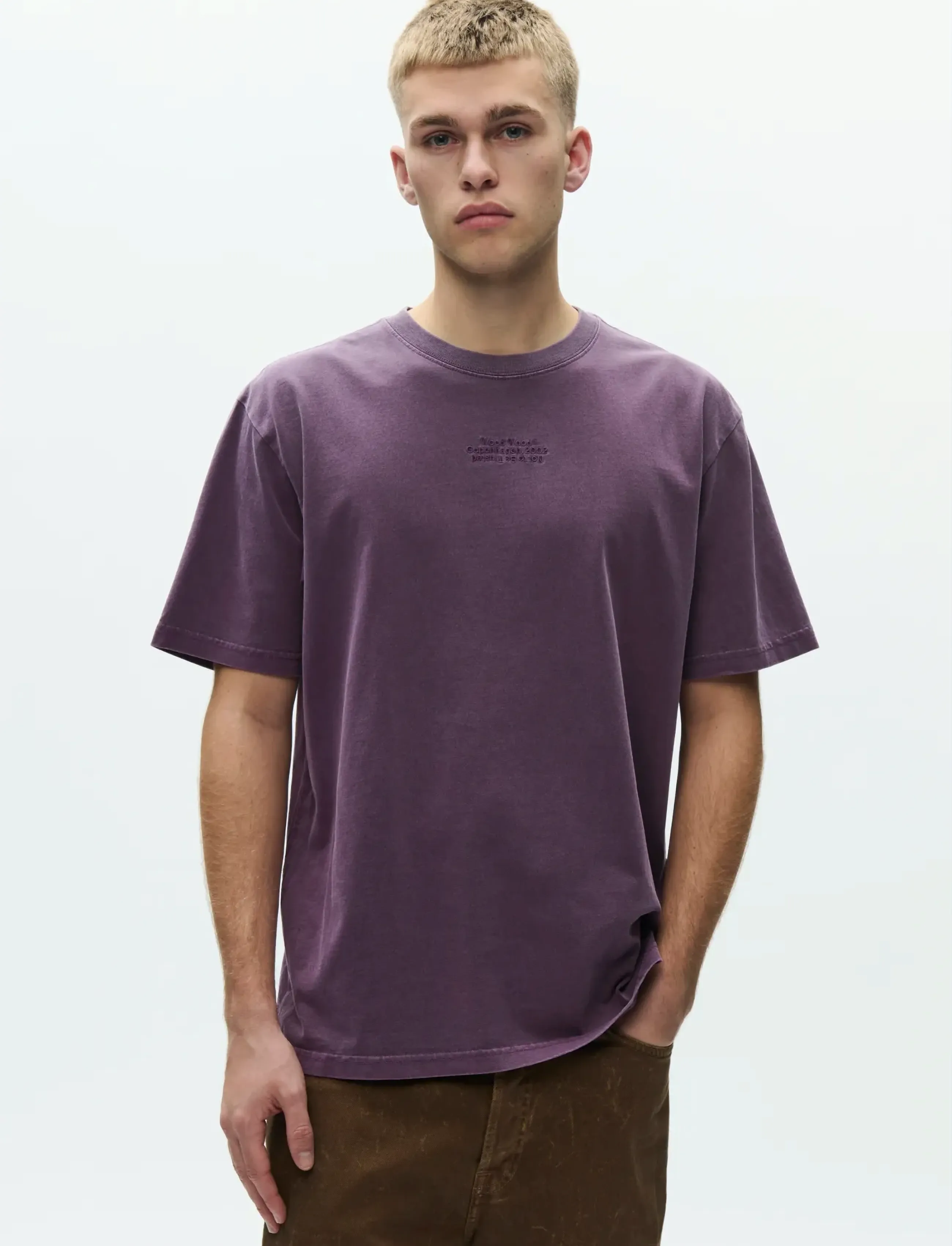 WOOD WOOD WWOliver tee 25207 - WOOD WOOD - VINTAGE VIOLET / purple