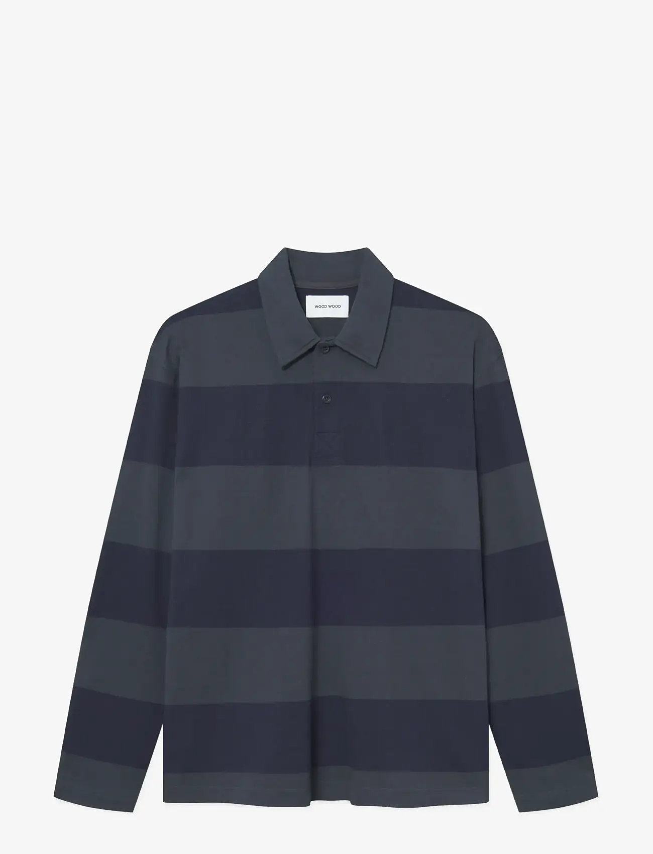 WOOD WOOD - WWThiago polo 25210 - black sand stripe - 1