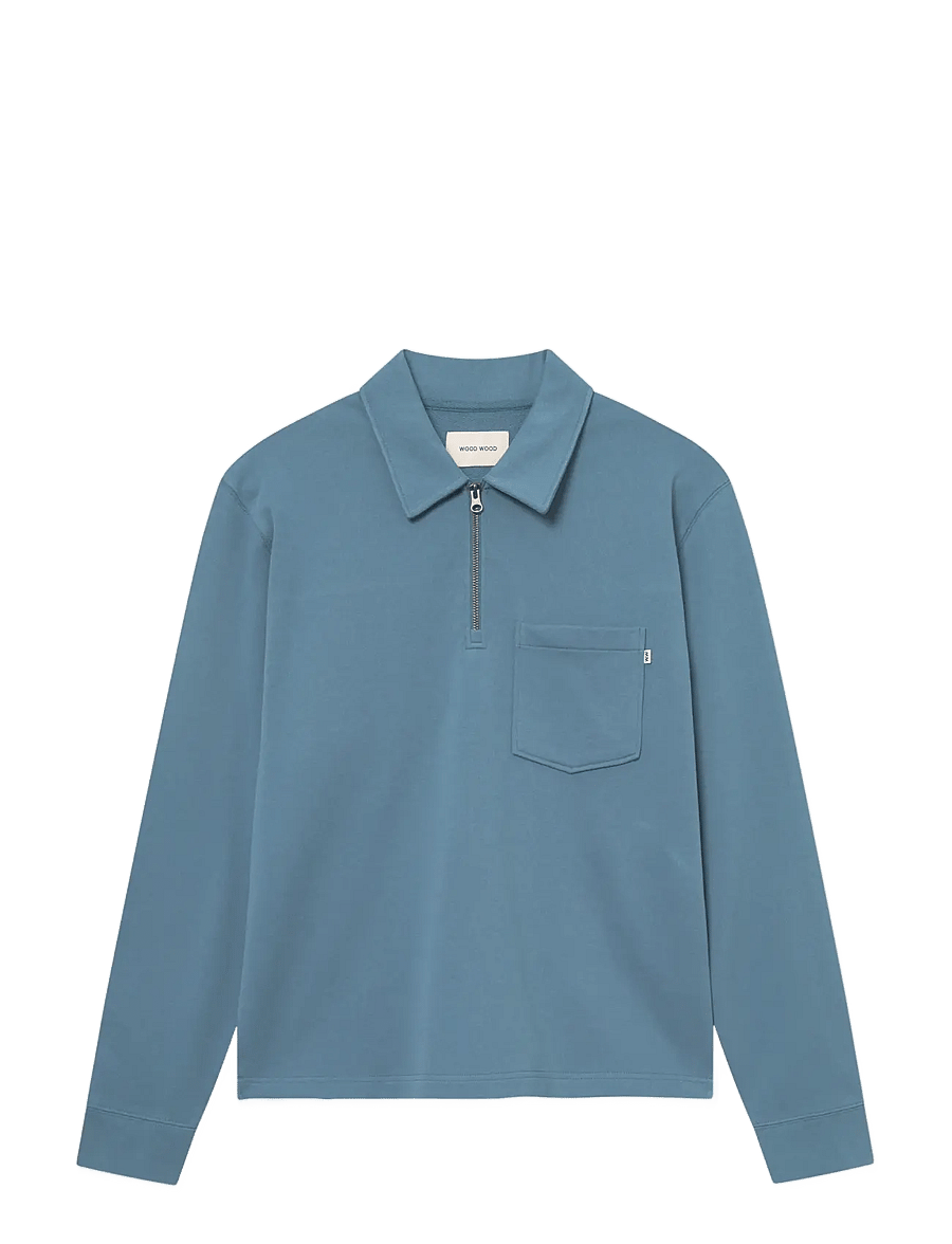 WOOD WOOD - WWAndrew half zipper 25211 - langärmelig - bluefin - 1