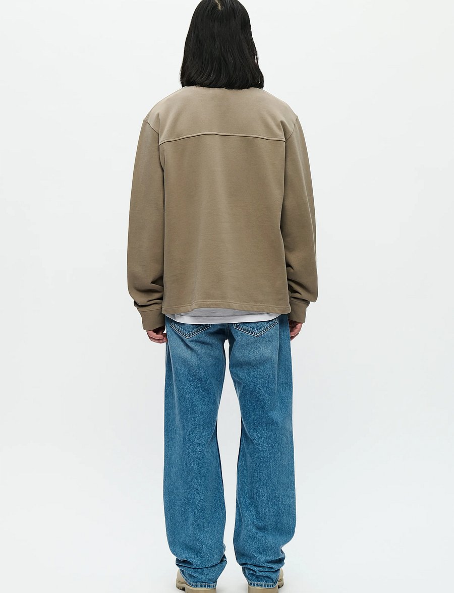 WOOD WOOD - WWAndrew half zipper 25211 - langærmede poloer - fallen rock - 3