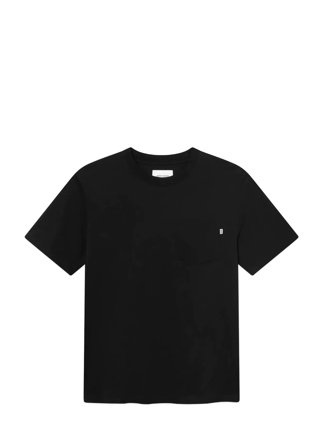 WOOD WOOD - WWBobby pocket tee 25220 - lühikeste varrukatega t-särgid - black - 1