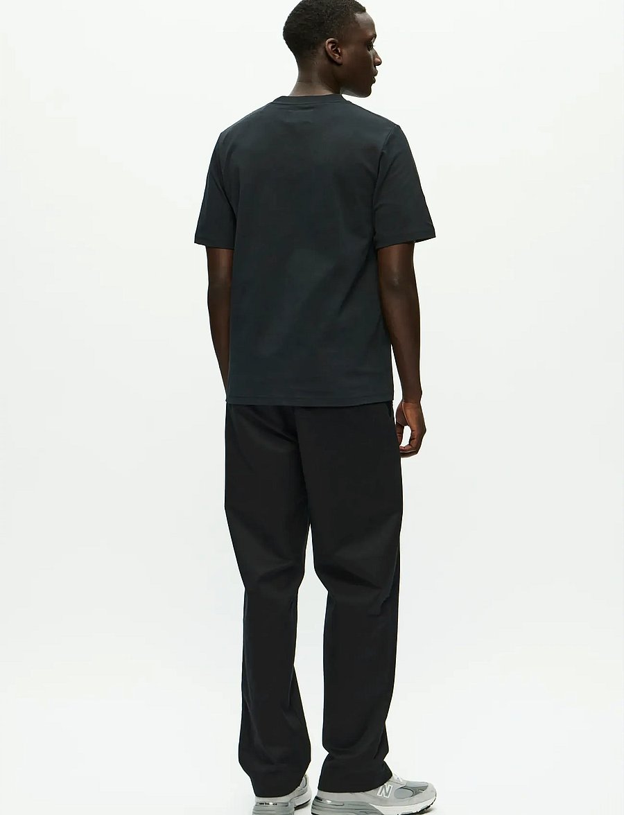 WOOD WOOD - WWBobby pocket tee 25220 - lühikeste varrukatega t-särgid - black - 3