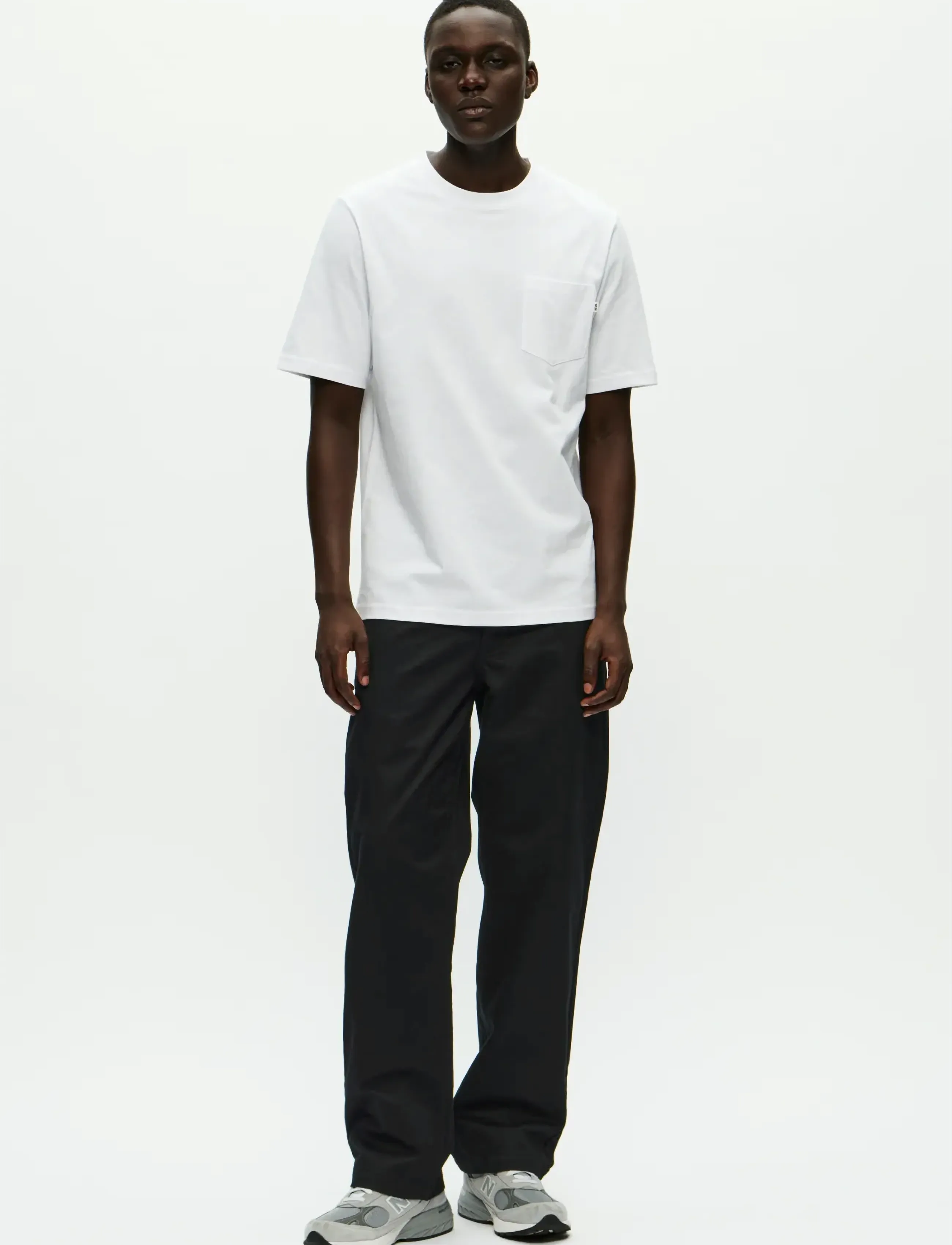WOOD WOOD - WWBobby pocket tee 25220 - kurzärmelig - bright white - 2