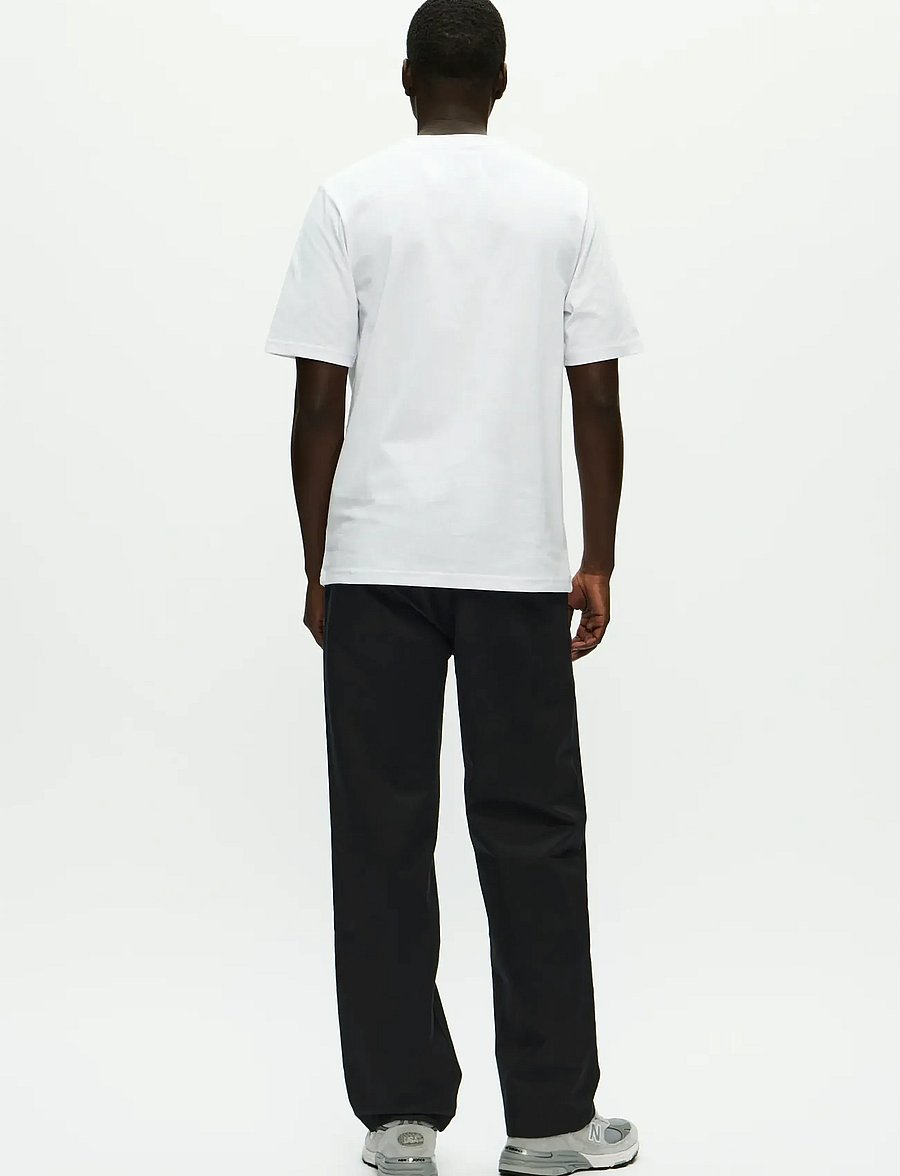 WOOD WOOD - WWBobby pocket tee 25220 - lühikeste varrukatega t-särgid - bright white - 3