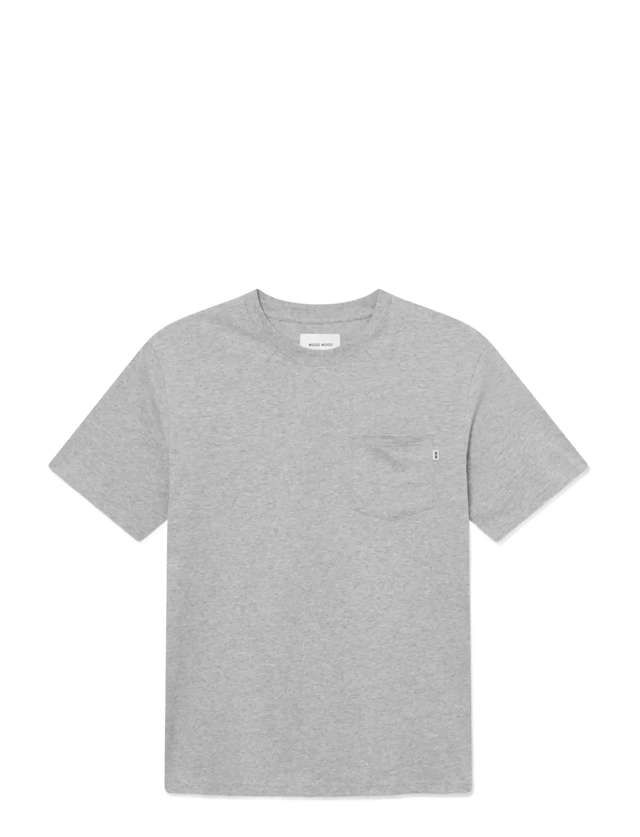 WOOD WOOD Wwbobby Pocket Tee 25220 Grau - XS - Herren
