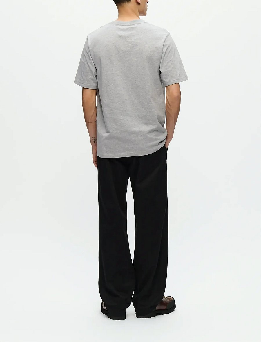WOOD WOOD - WWBobby pocket tee 25220 - kurzärmelig - light melange grey - 3