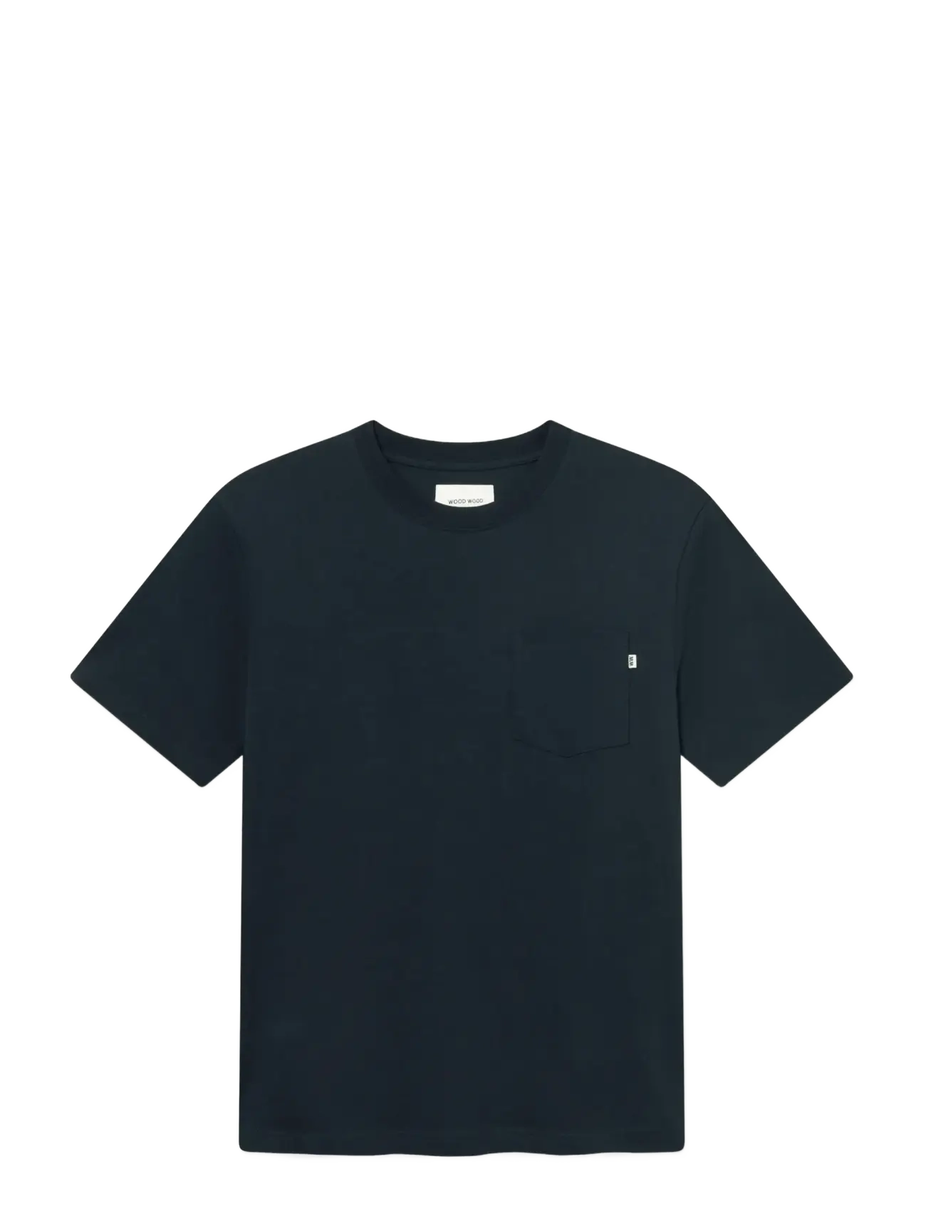 WOOD WOOD Wwbobby Pocket Tee 25220 Navy - XS - Herren
