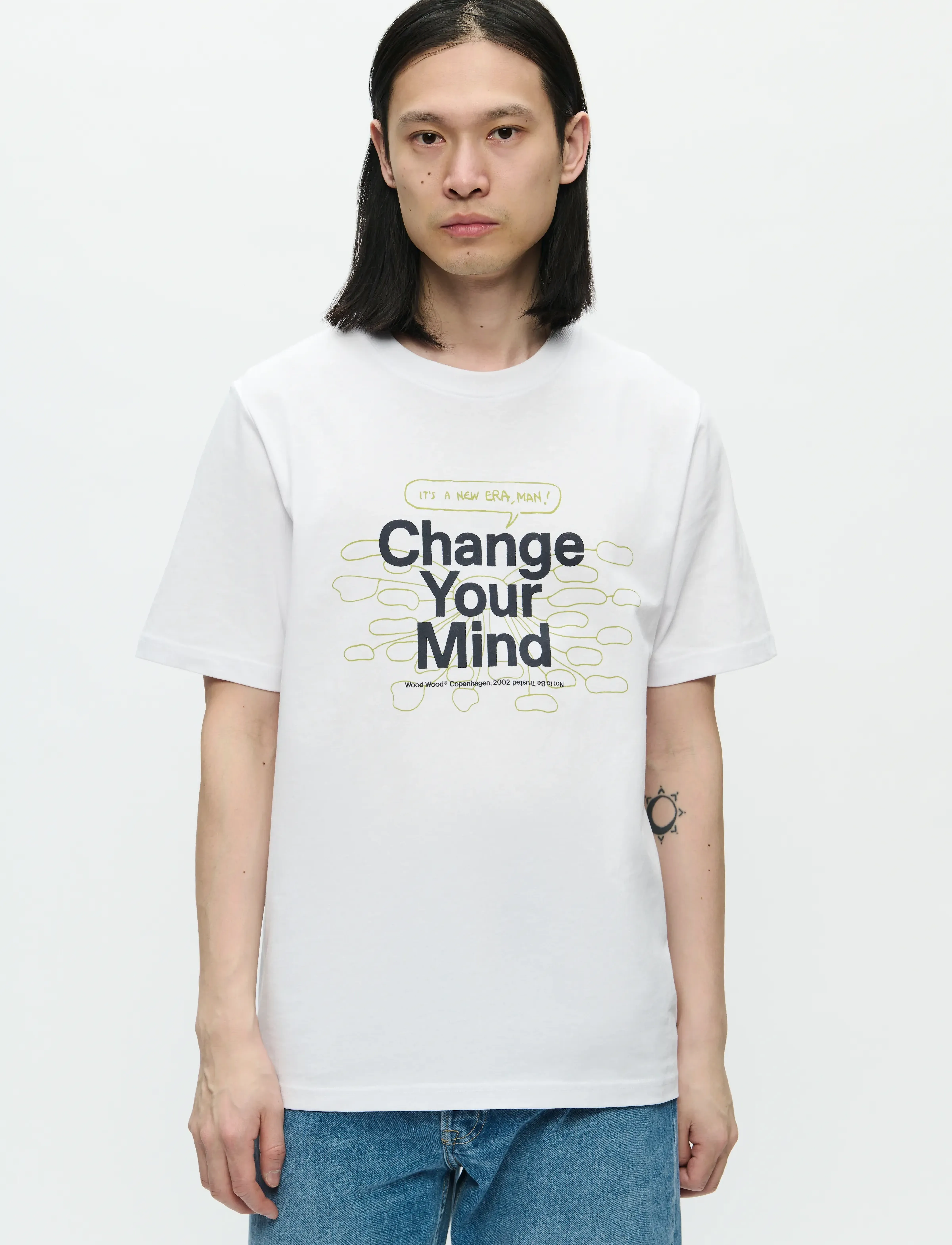 WOOD WOOD WWBobby tee change 25220 - Deals - BRIGHT WHITE / white