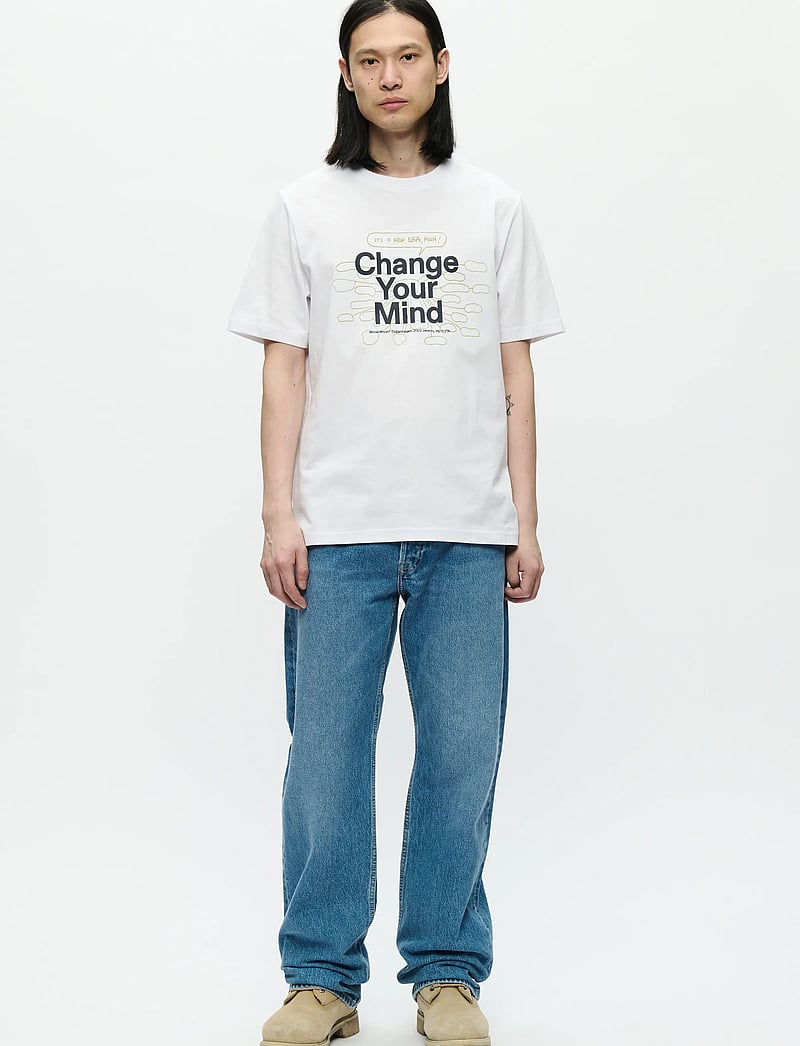 WOOD WOOD - WWBobby tee change 25220 - lühikeste varrukatega t-särgid - bright white - 2