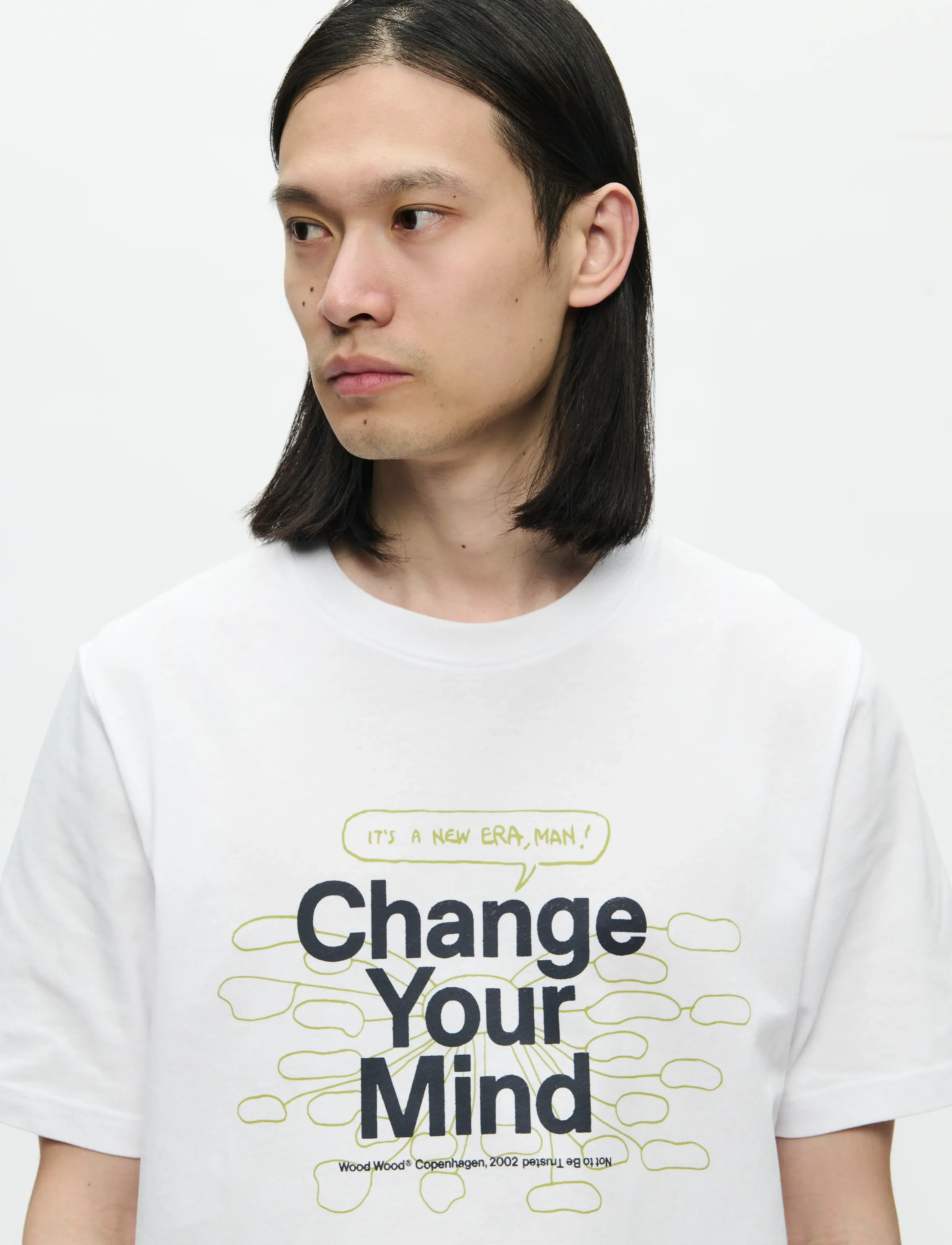 WOOD WOOD - WWBobby tee change 25220 - kortærmede t-shirts - bright white - 4