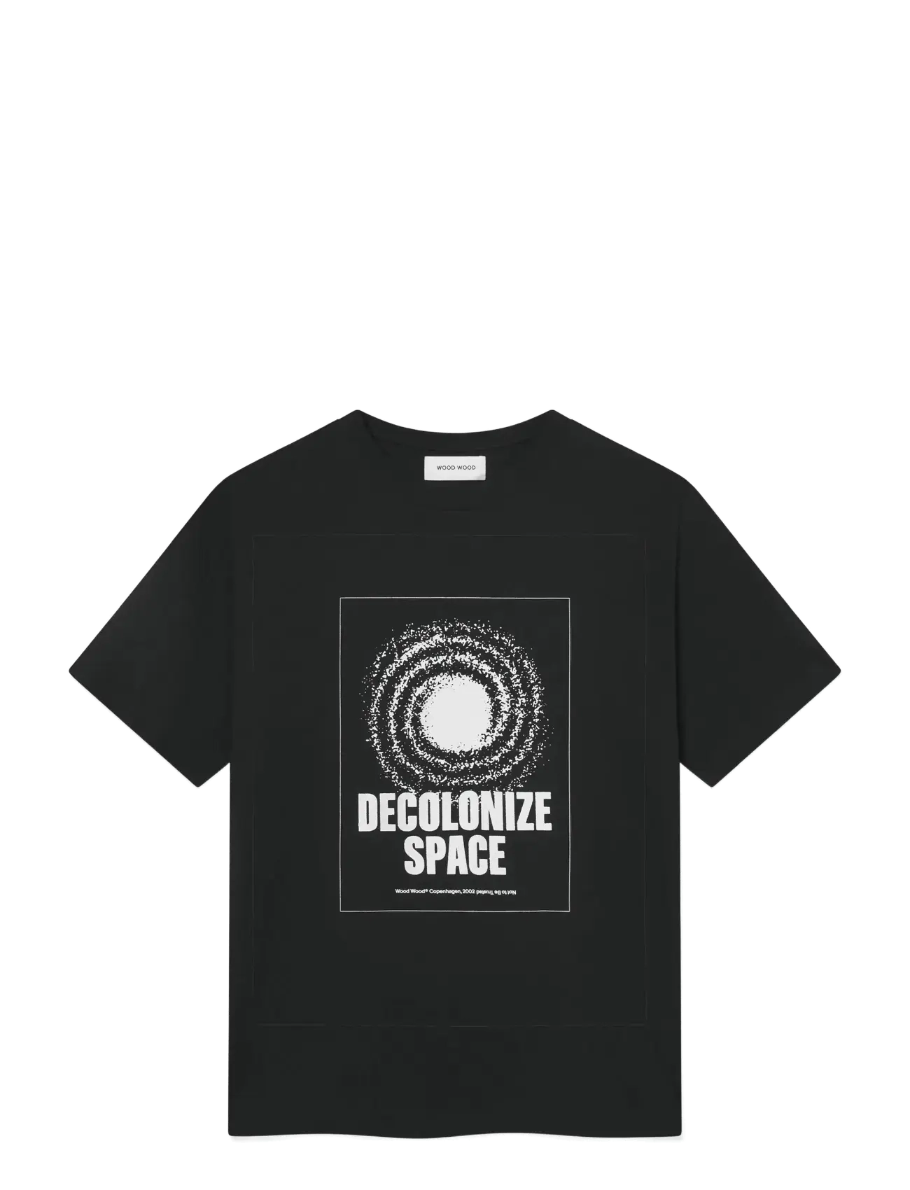 WOOD WOOD WWBobby tee space 25220 - Wood Wood - BLACK / black